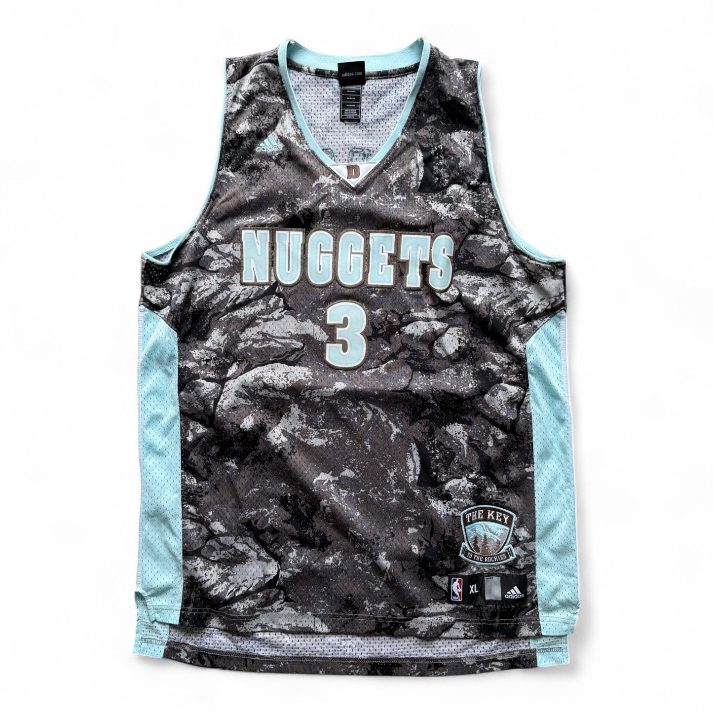 00's Adidas Nuggets Allen Iverson Camo Jersey
