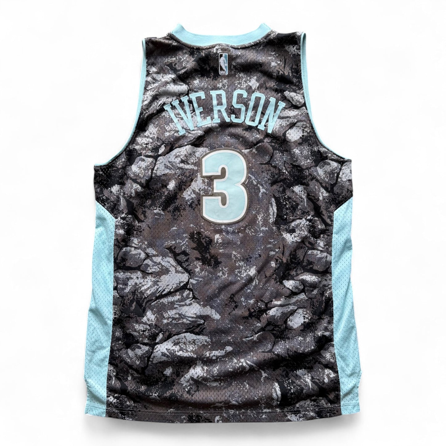 00's Adidas Nuggets Allen Iverson Camo Jersey