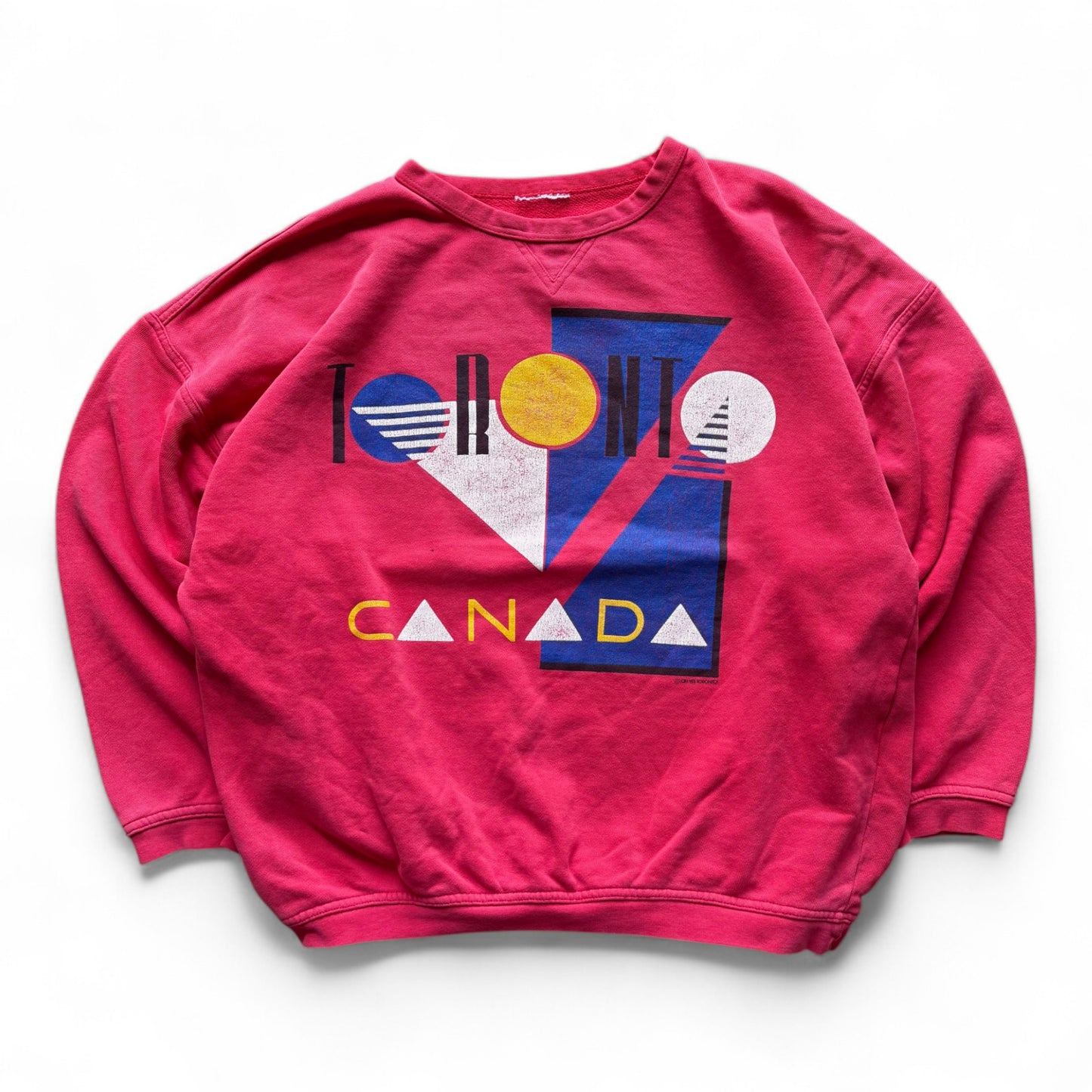 90's Toronto Canada Crewneck Red