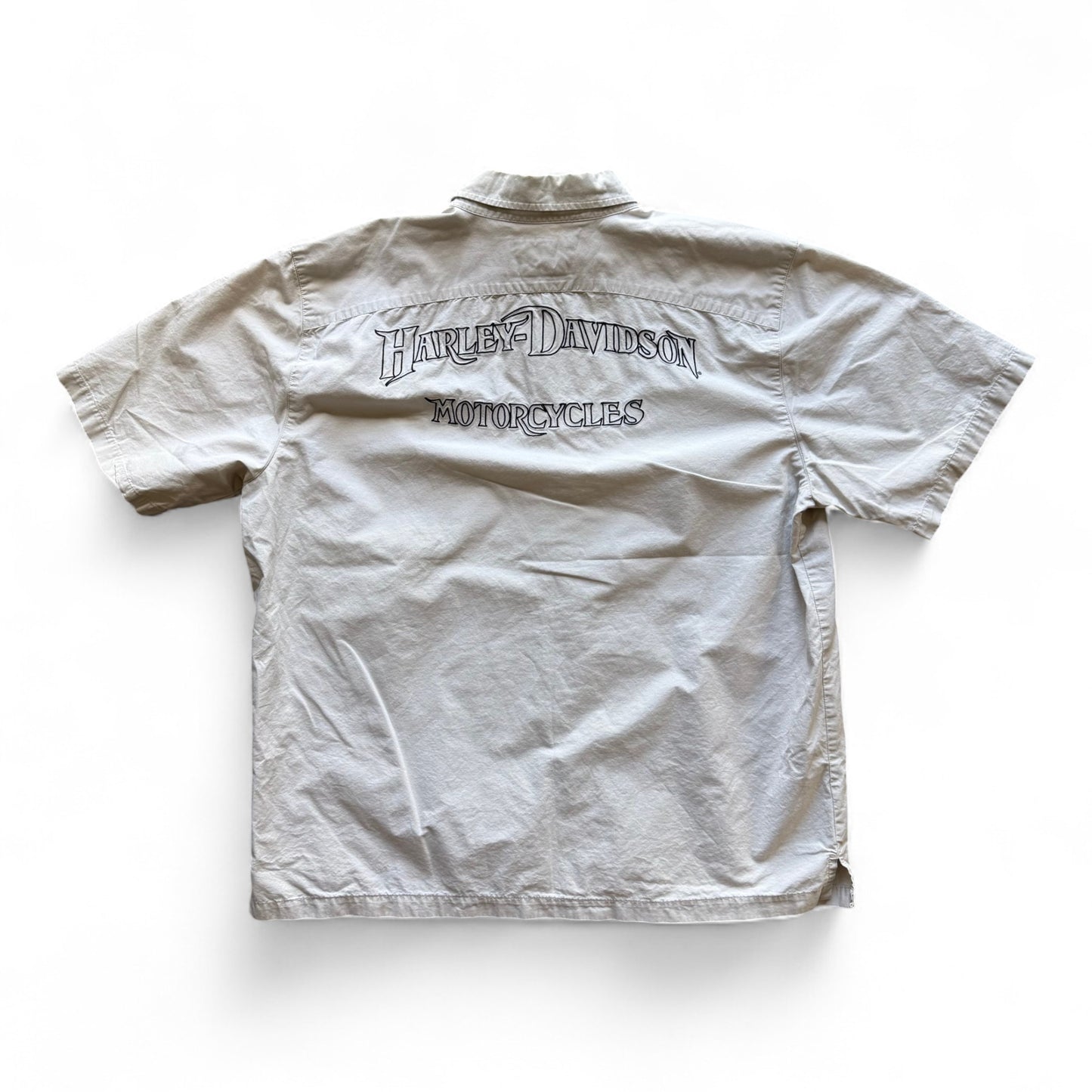 00's Harley Davidson Button Up T-Shirt