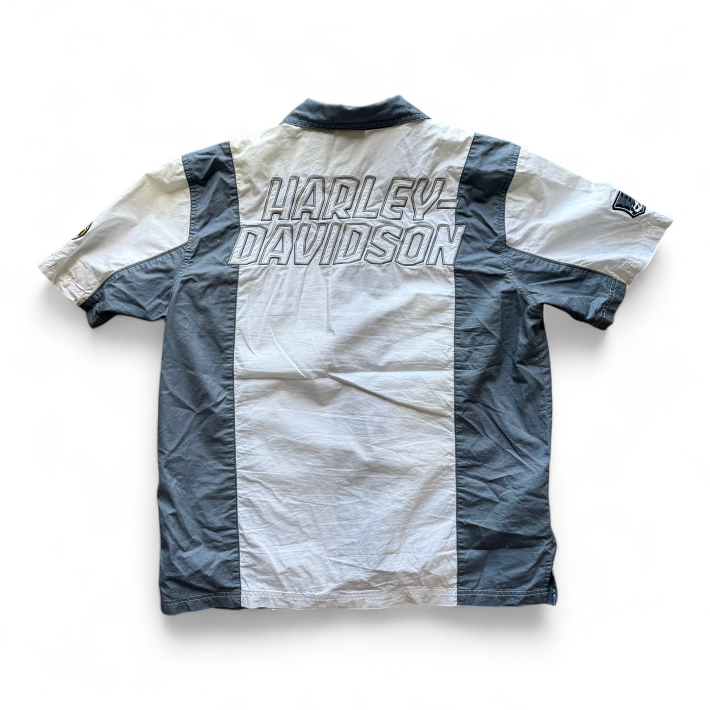 00's Harley Davidson Button Up T-Shirt
