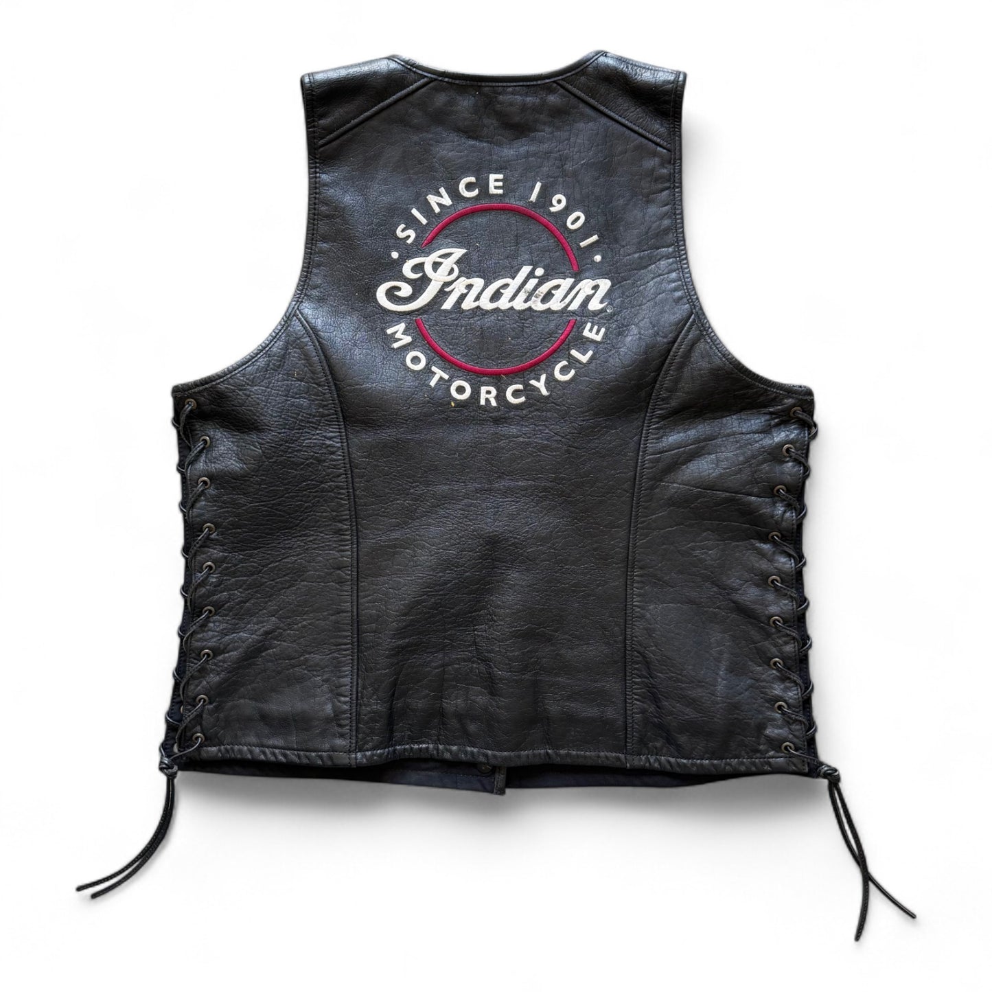 00's Indian Motorcycle Leather Vest