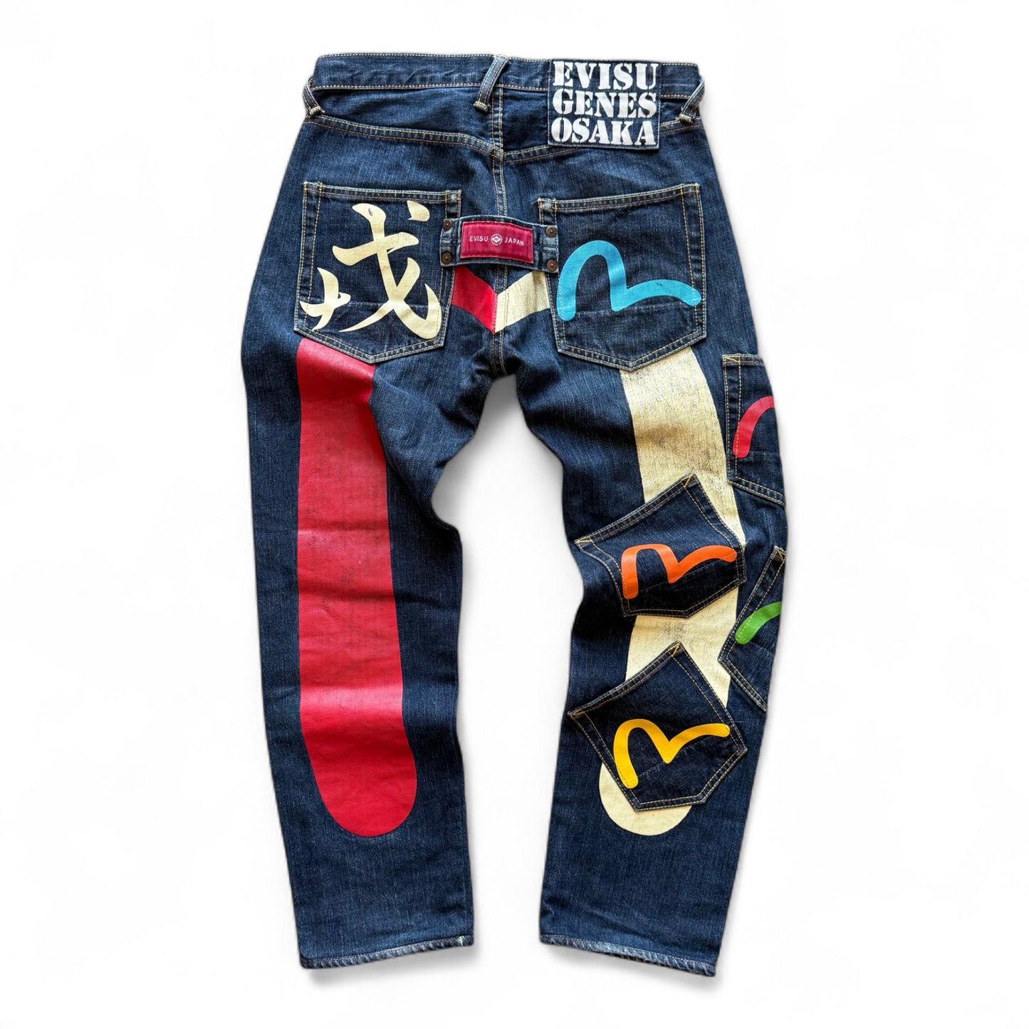 Evisu Multi Pocket Selvedge Denim Jeans