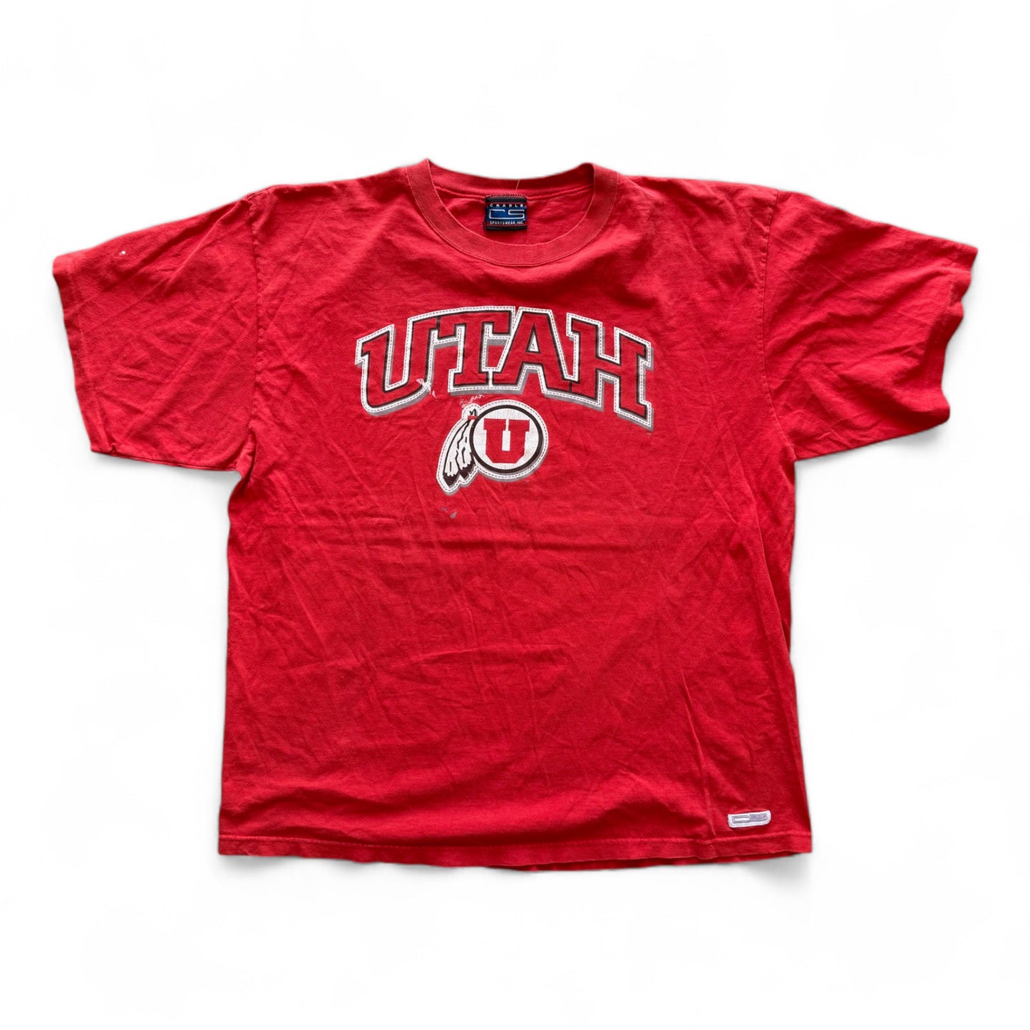 90's University of Utah T-Shirt Red