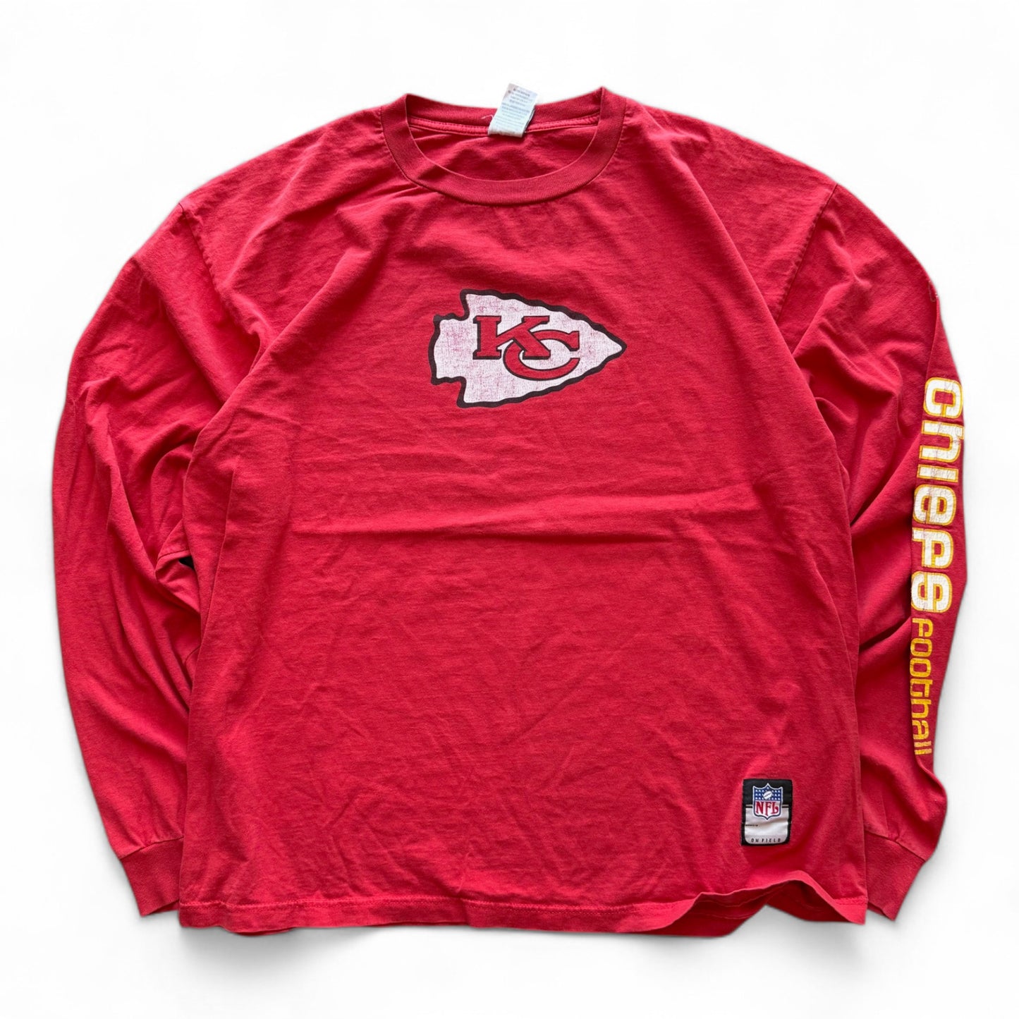 00's Kansas City Cheifs L/S T-Shirt Red