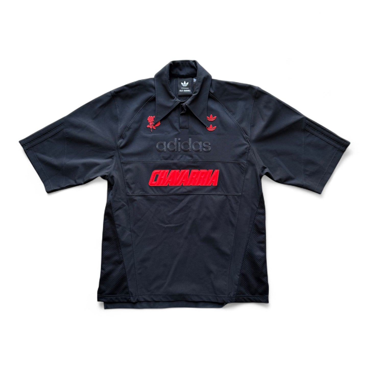 Willy Chavarria Adidas Oversized Polo Shirt