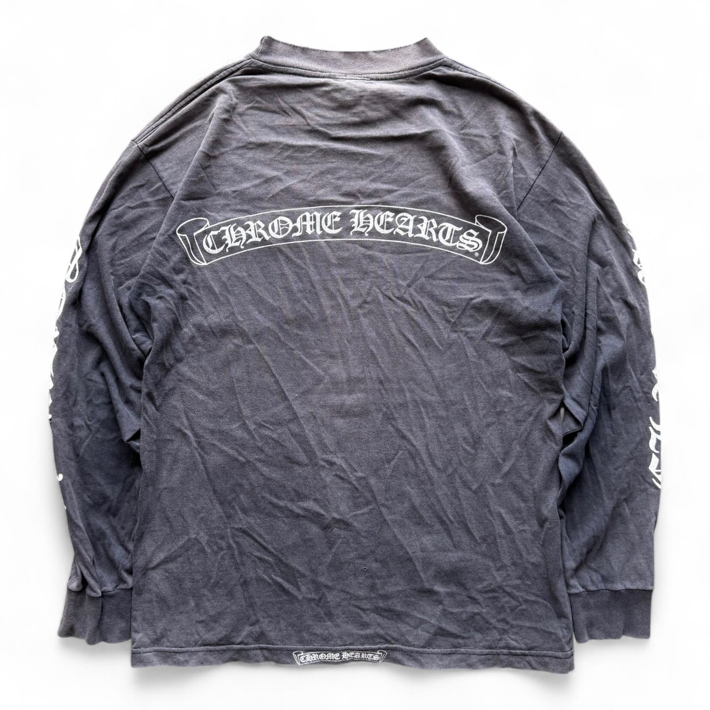 90's Chrome Hearts Faded L/S T-Shirt