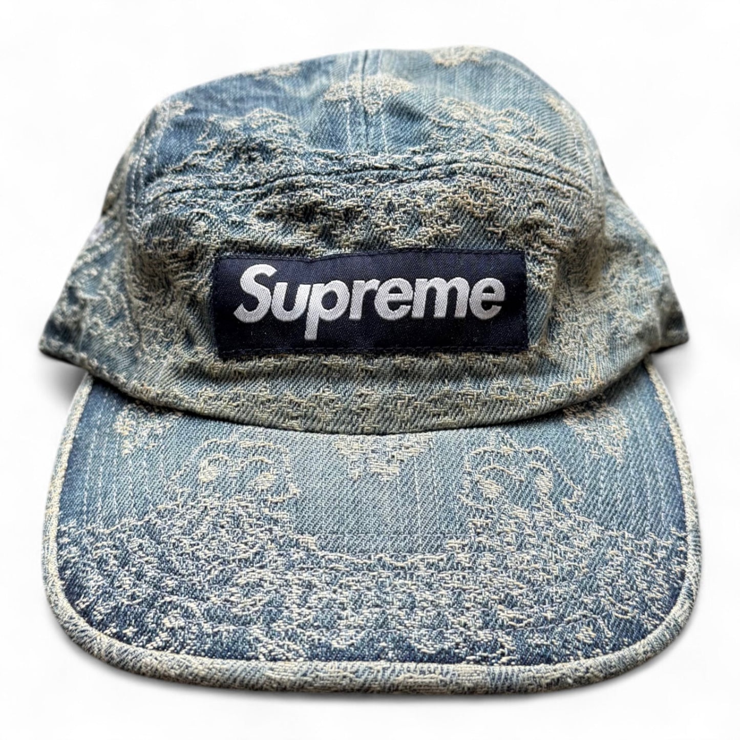 Supreme Bandana Denim Camp Hat