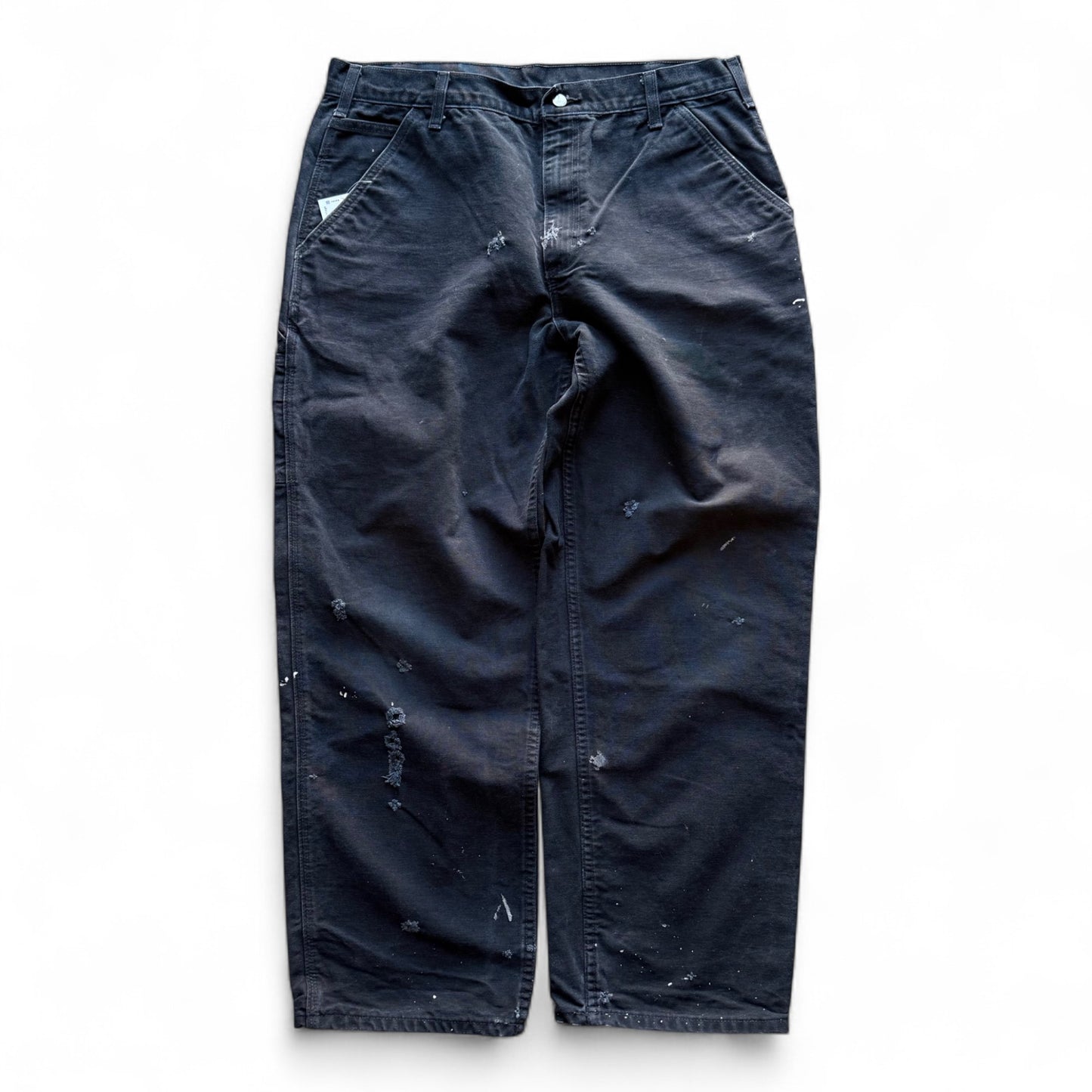 00's Carhartt Distressed Pants Black