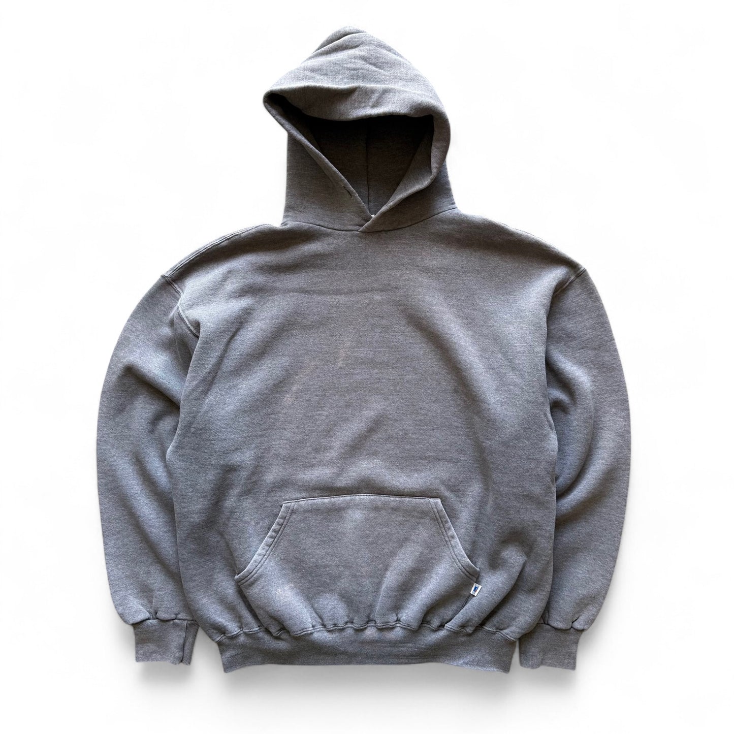 00's Russell Blank Pullover Hoodie Faded Black