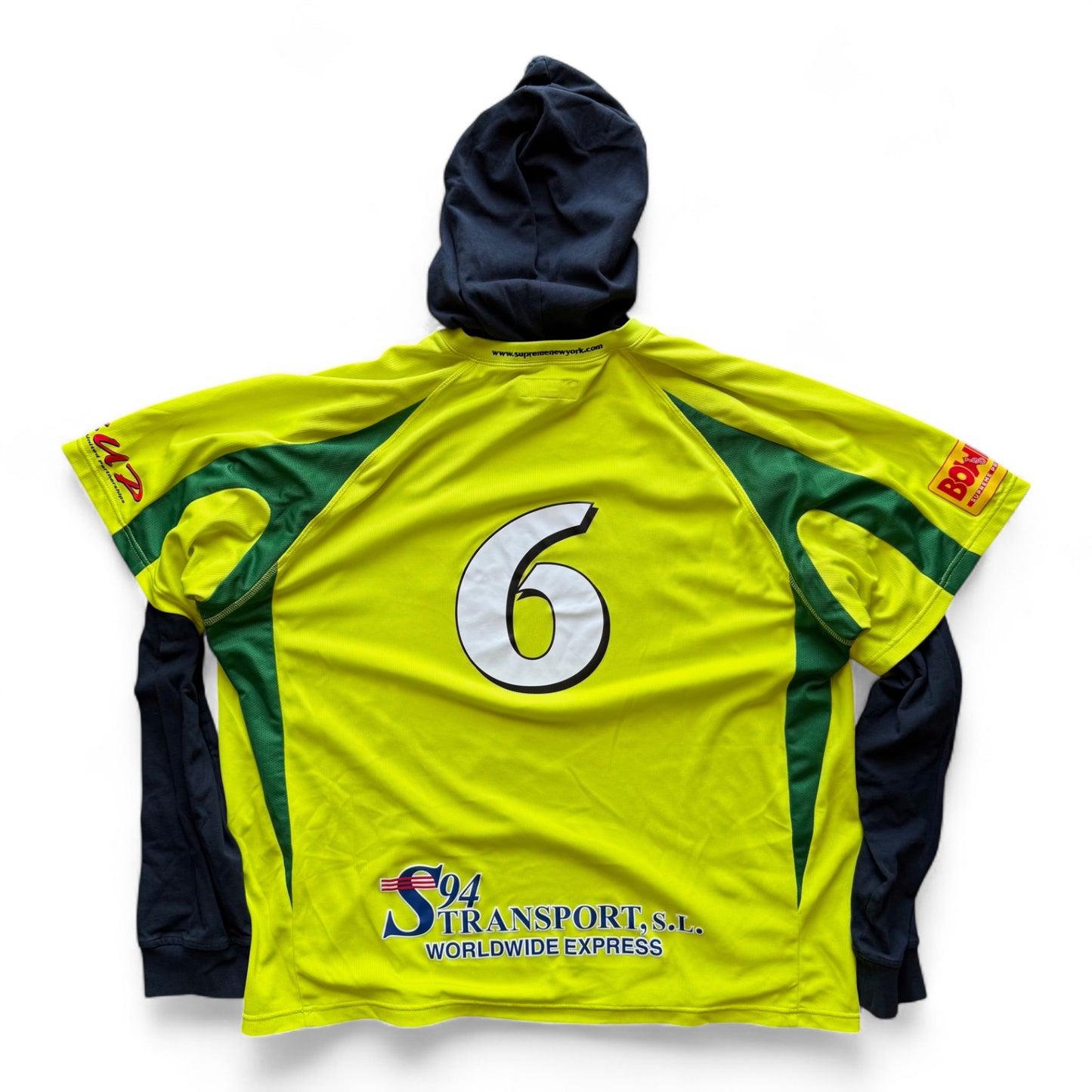 Supreme Hooded Neon 6 Jersey