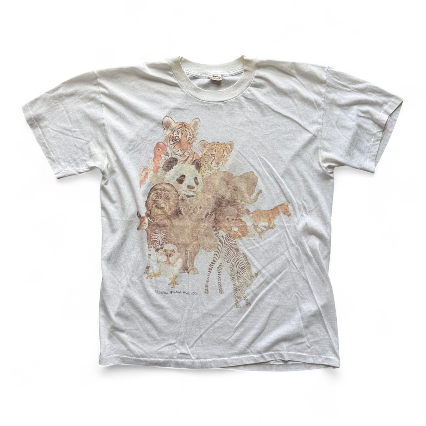 90's Animals T-Shirt White