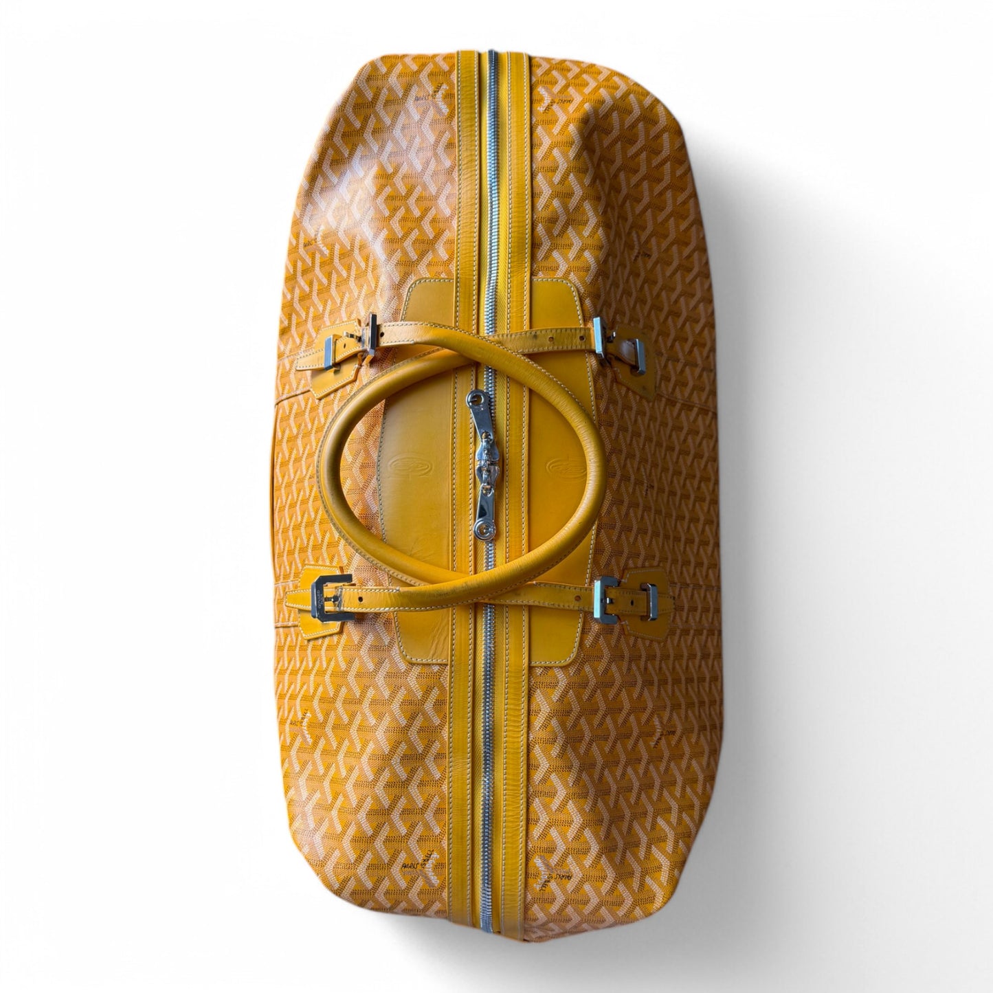 Goyard Boeing 55 Duffel Bag Yellow