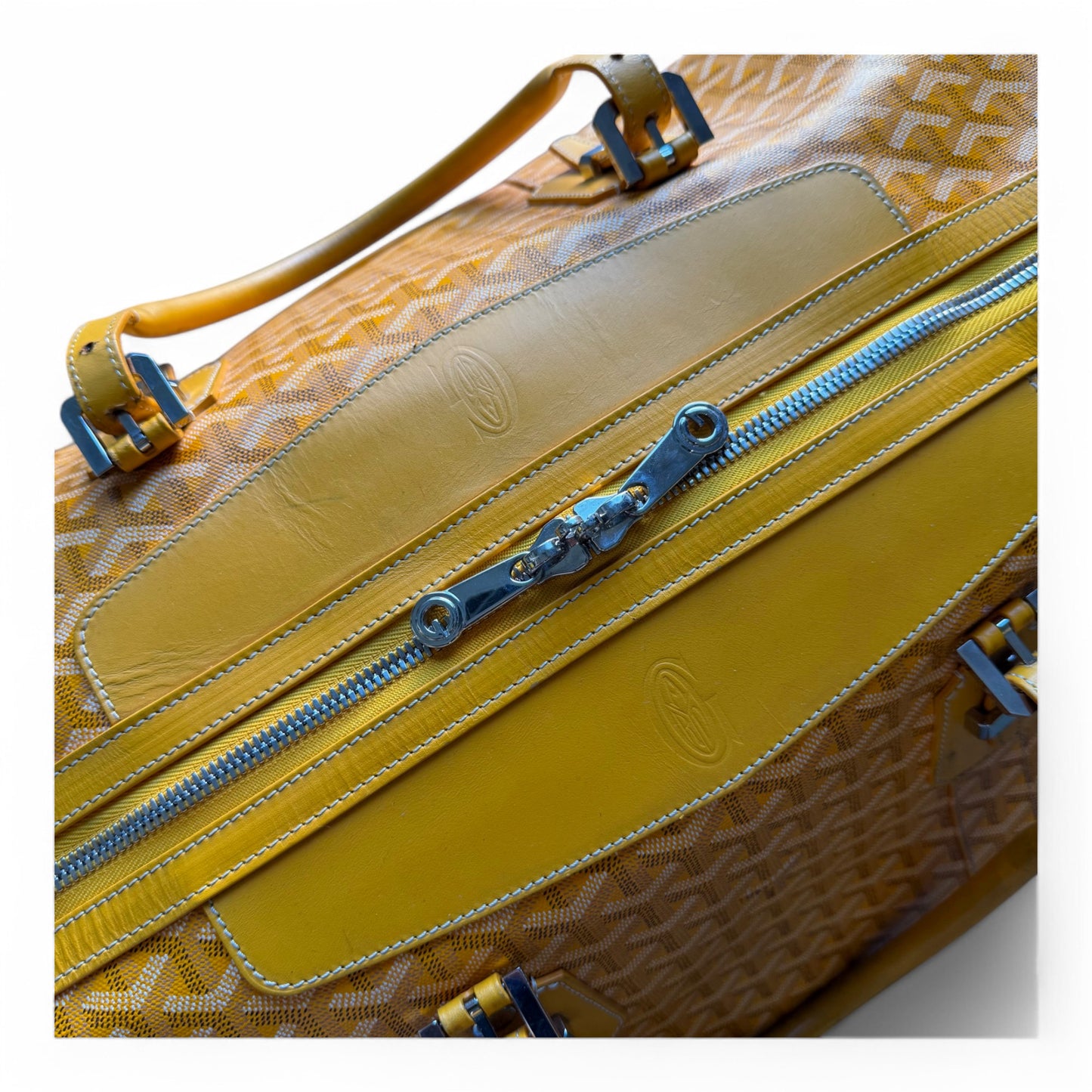 Goyard Boeing 55 Duffel Bag Yellow