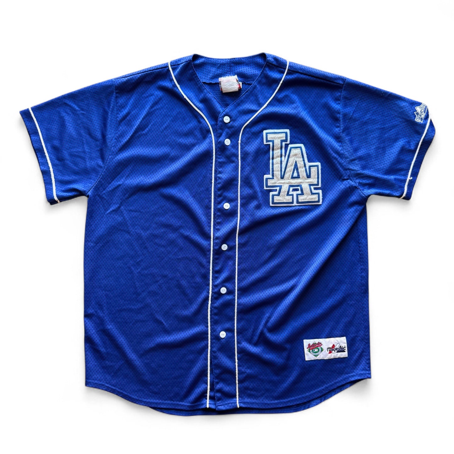 00's Dodgers Majestic Button-Up Jersey