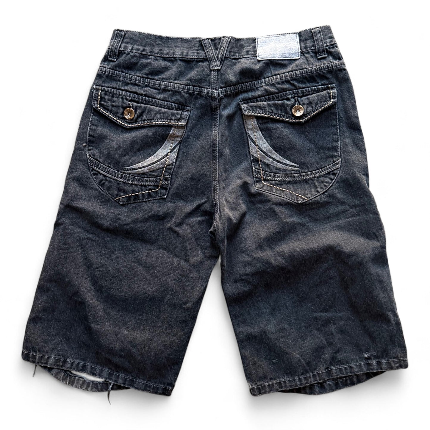 00's NBN Gear Capri Denim Shorts