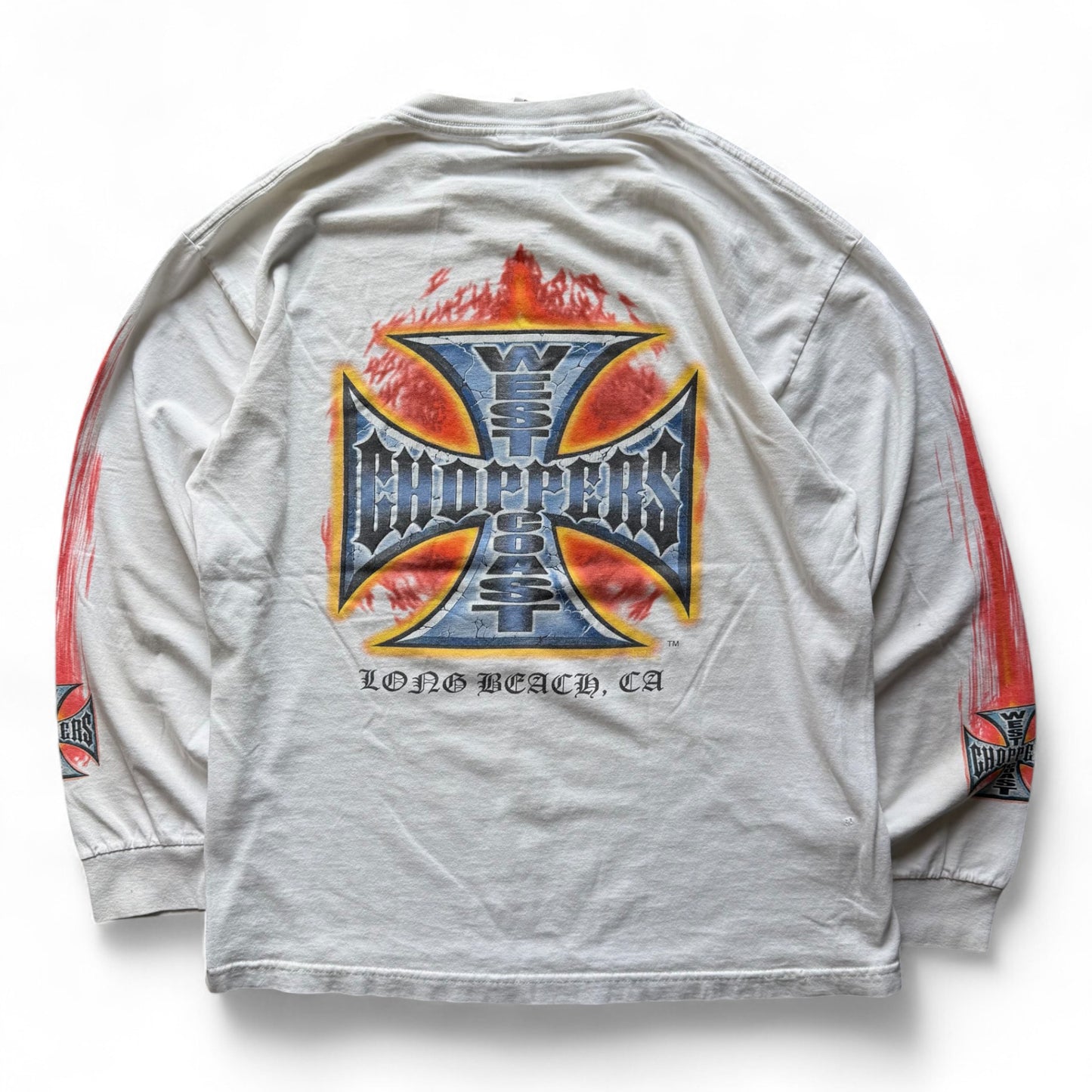 00's West Coast Choppers L/S T-Shirt White