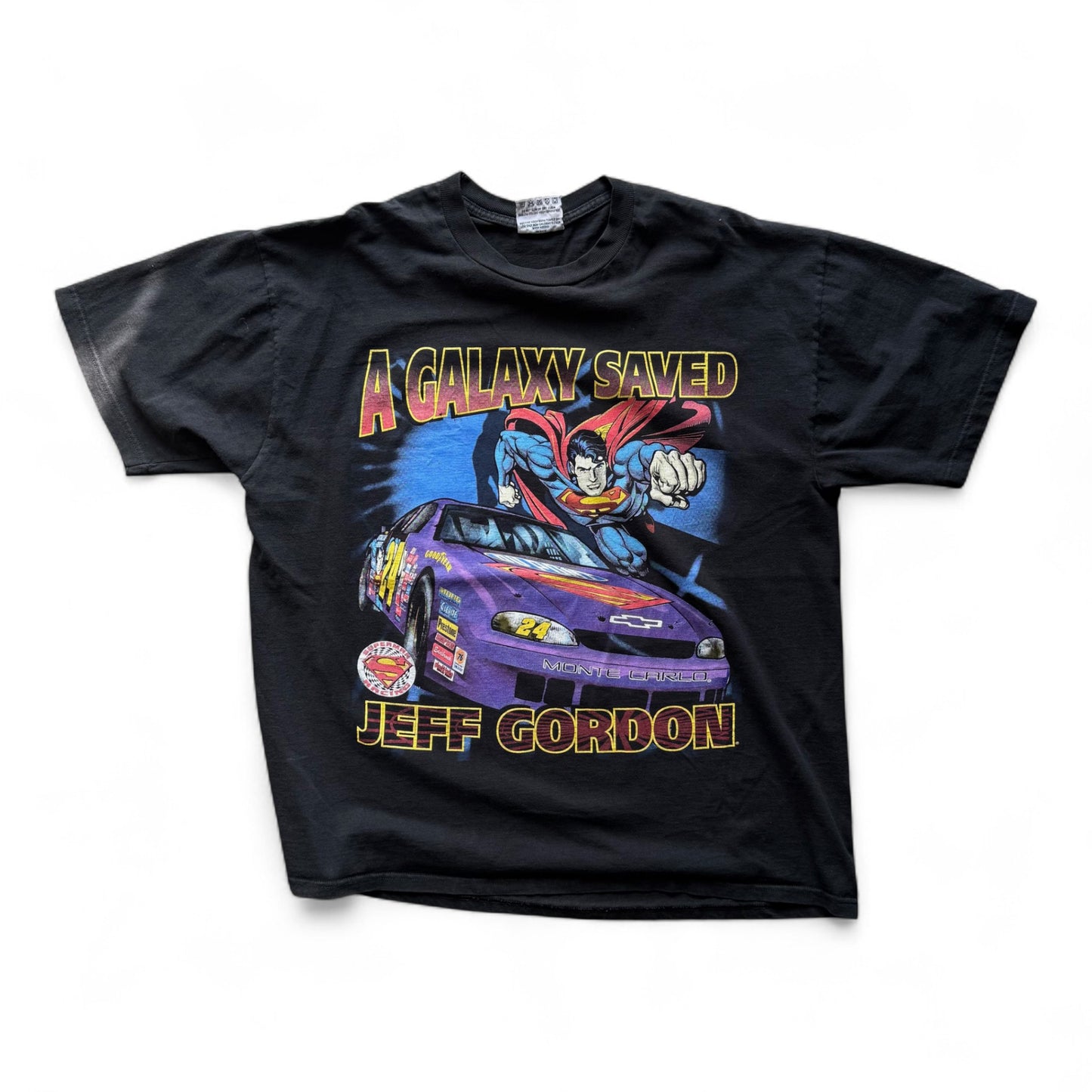 90's Jeff Gordon Superman Nascar T-Shirt
