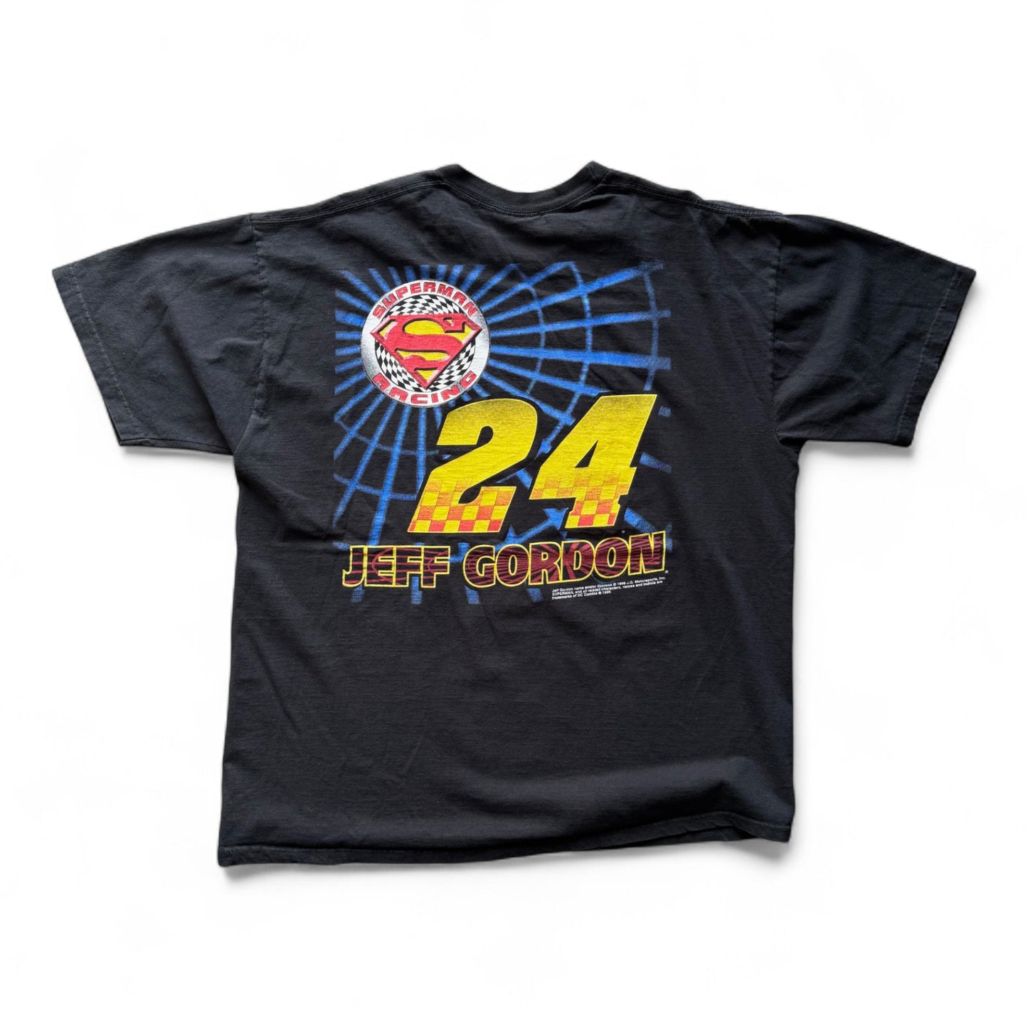 90's Jeff Gordon Superman Nascar T-Shirt