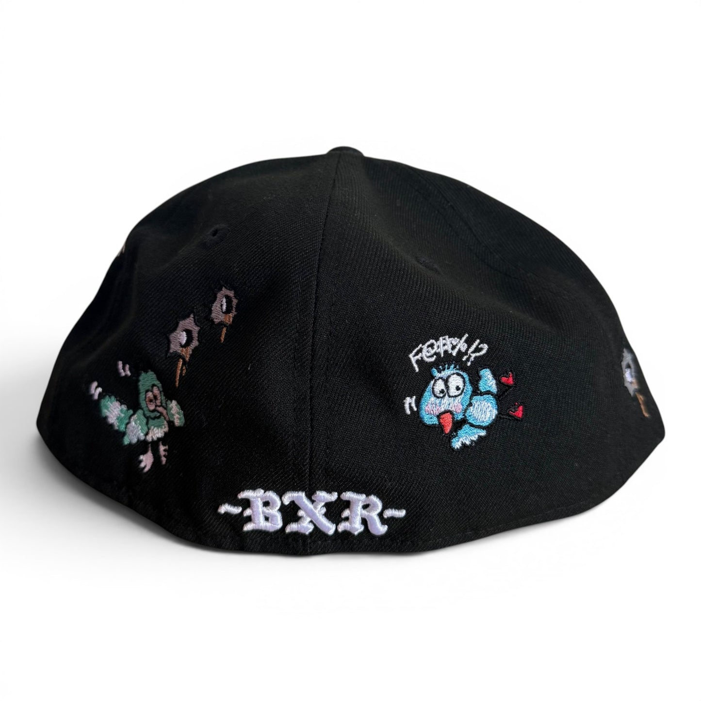Born-x-Raised Fitted Hat Black