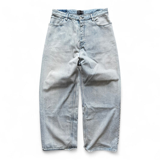 Balenciaga Light Wash Baggy Denim Pant