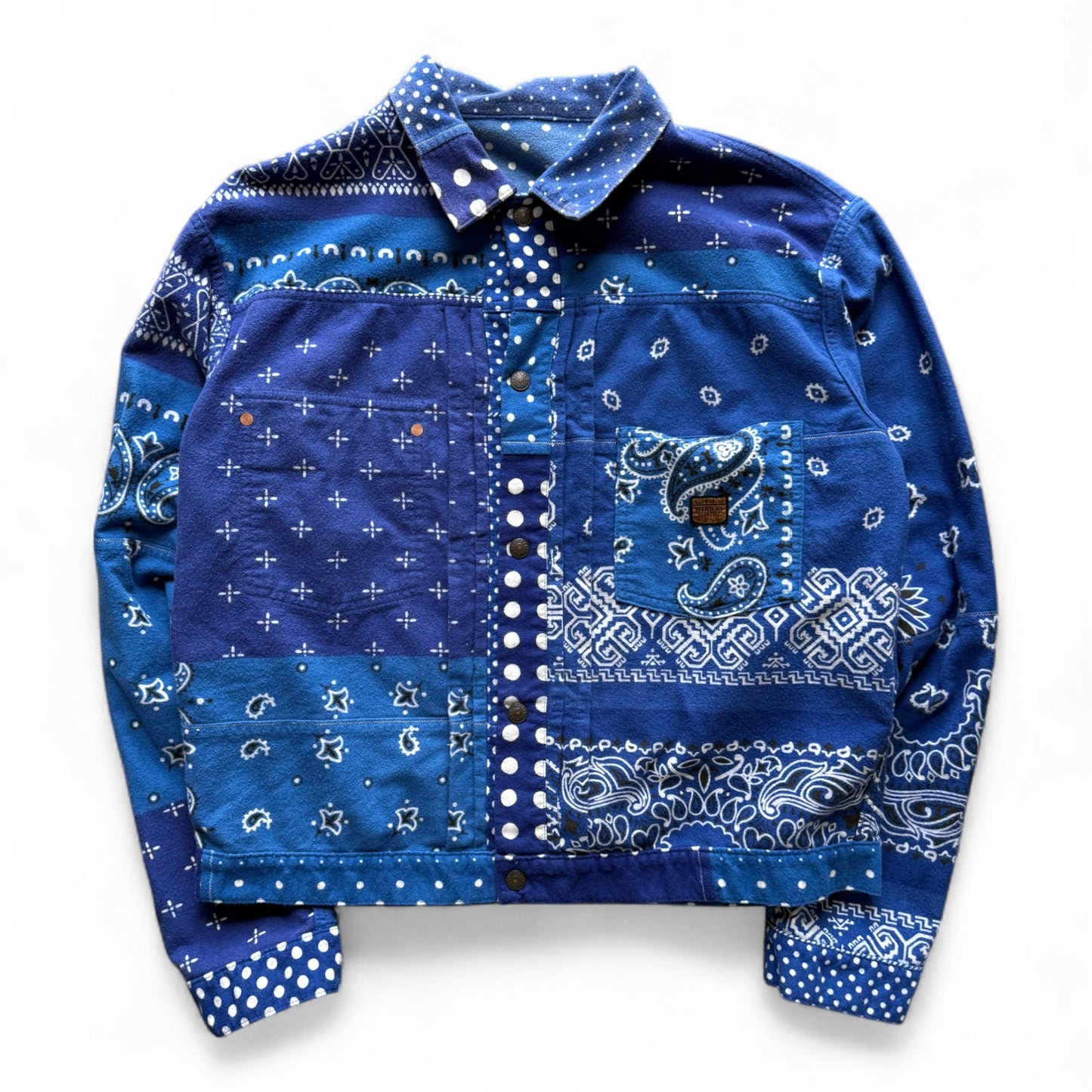Kapital Paisley Button Up T-Shirt