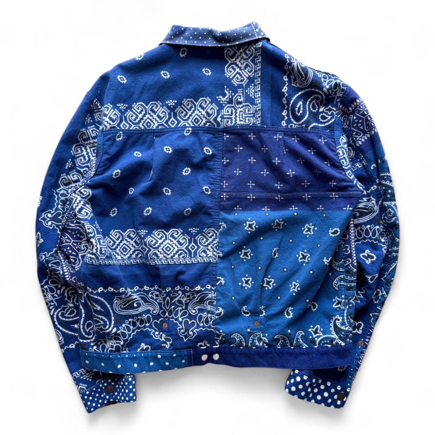 Kapital Paisley Button Up T-Shirt