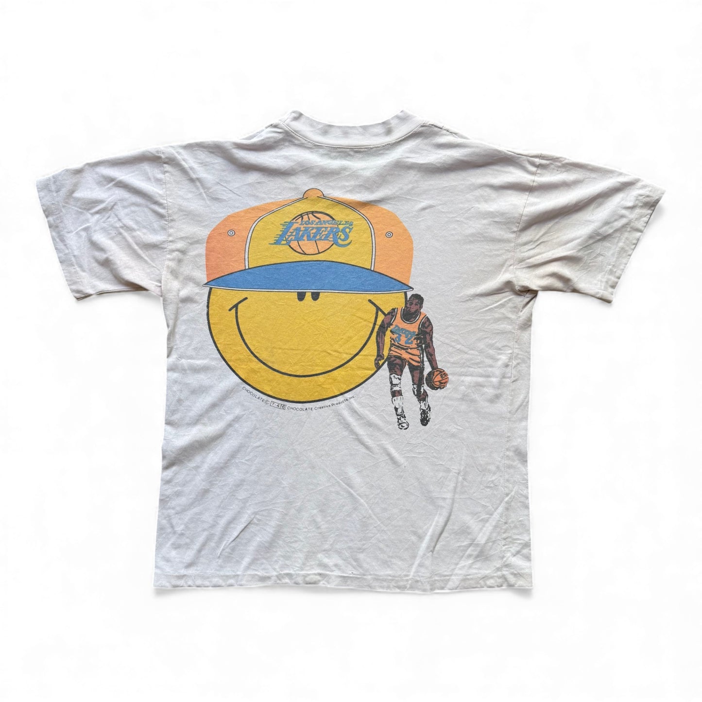 80's Smileyface Lakers T-Shirt