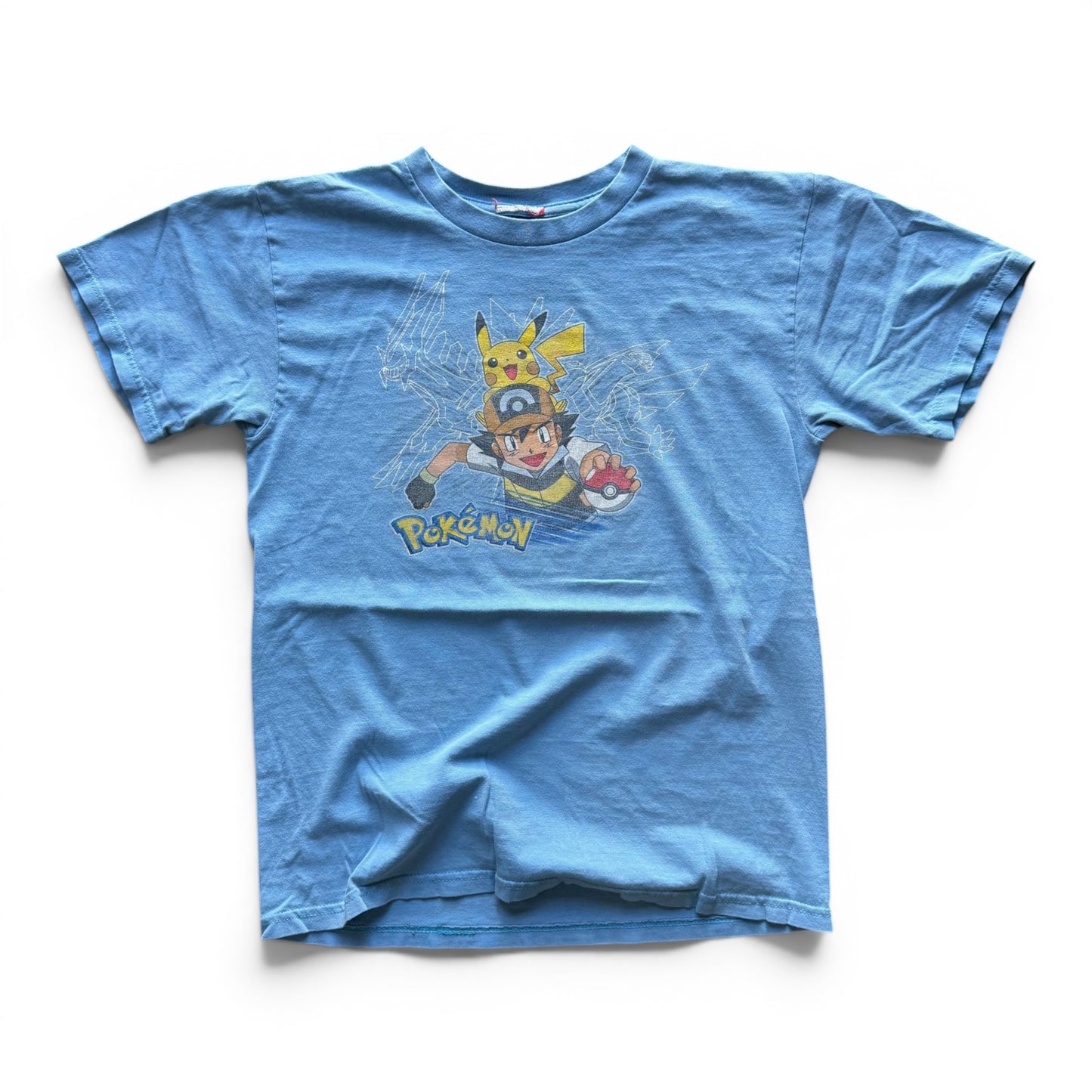 00's Pokemon T-Shirt Blue