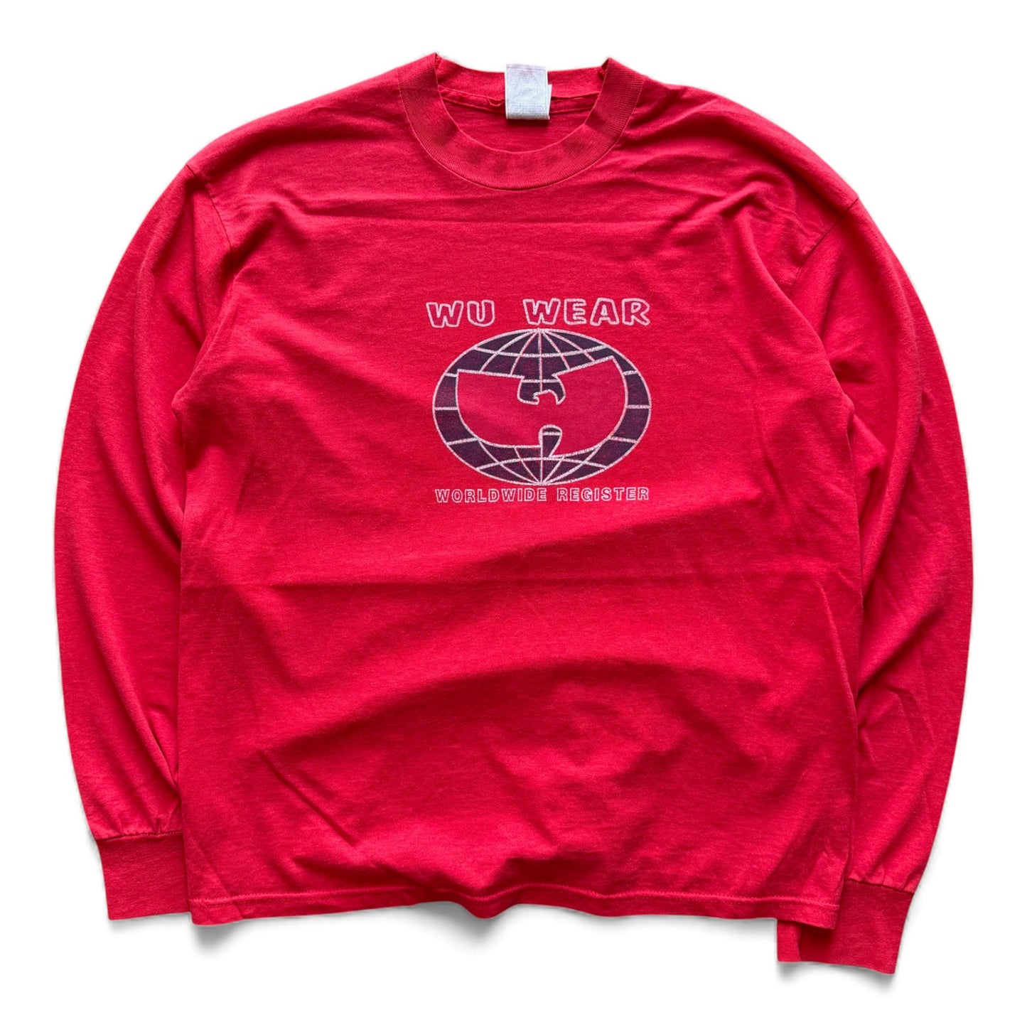 90's Wu Wear L/S T-Shirt Red
