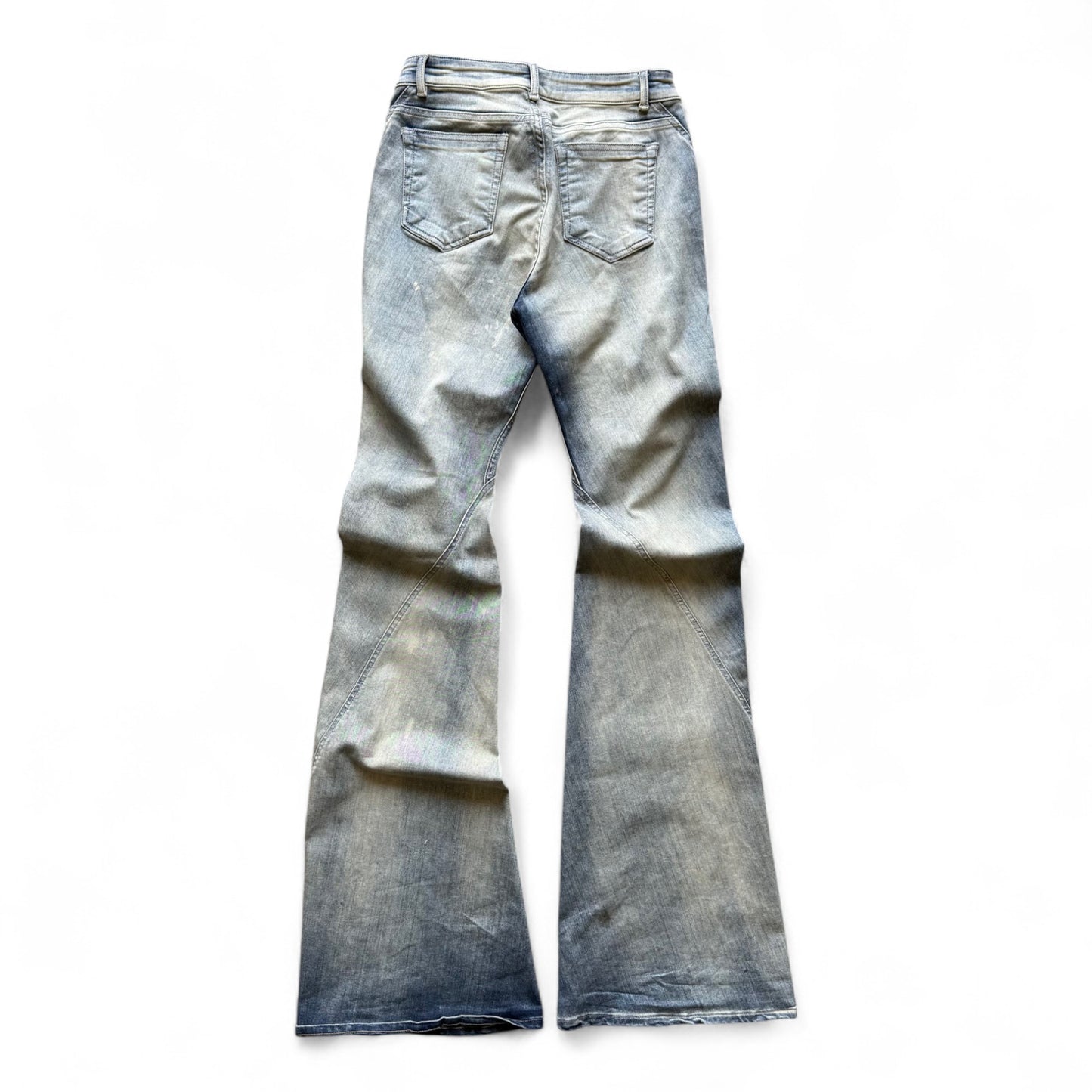 Rick Owens DRKSHDW Bias Bootcut Jeans Blue