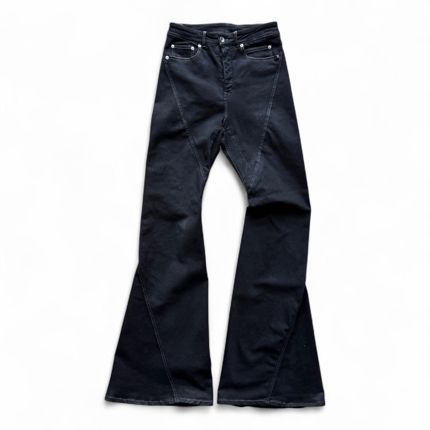 Rick Owens DRKSHDW Bias Bootcut Jeans Black