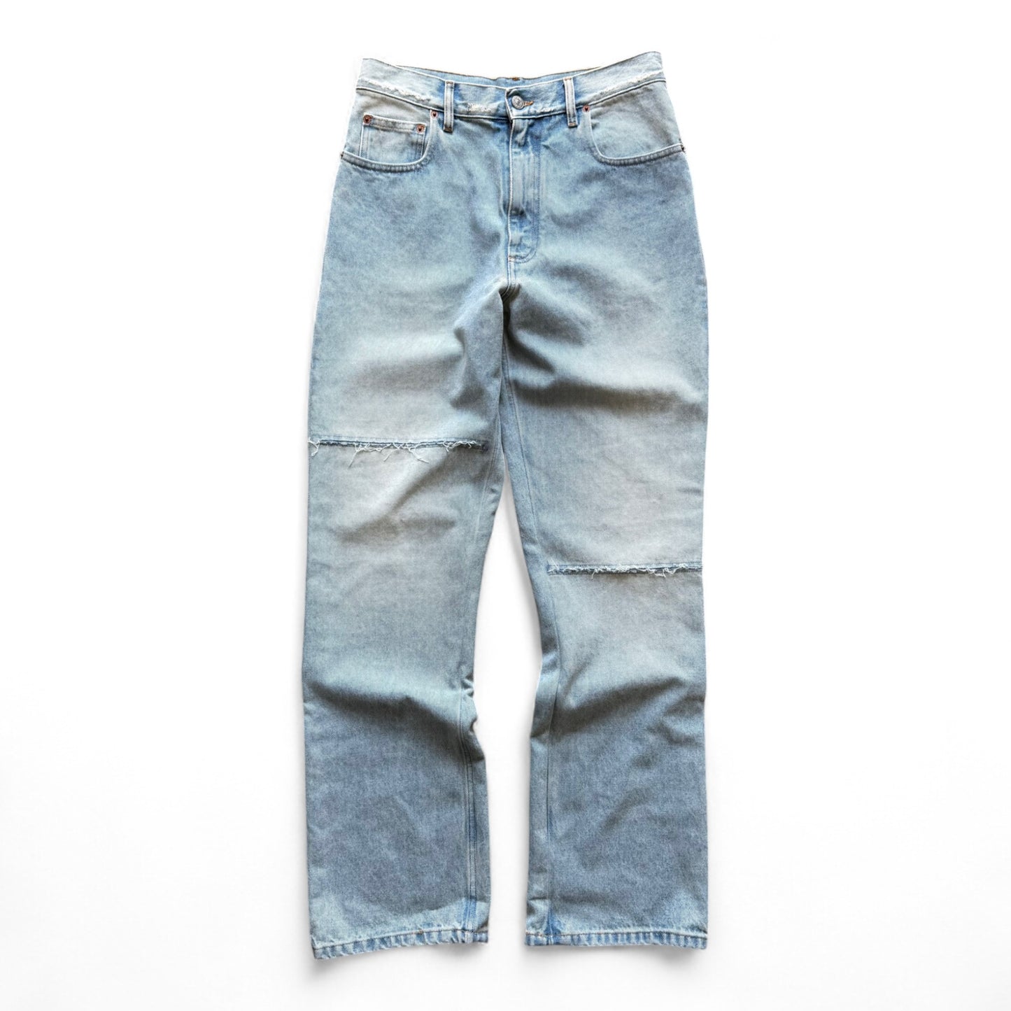 MM6 Maison Margiela Tapered Blue Denim Jeans