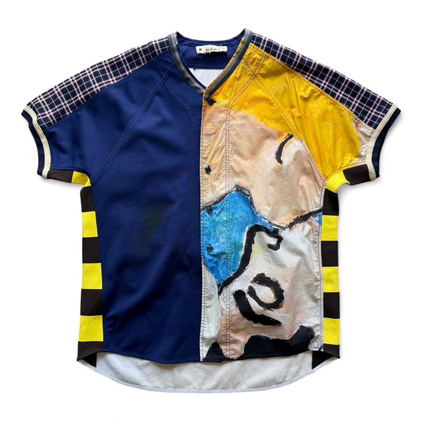 Marni SS19 Patchwork Button Up T-Shirt