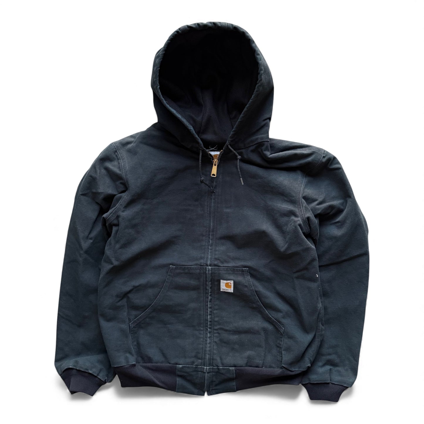 90's Carhartt Hooded Zip-Up Jacket Black