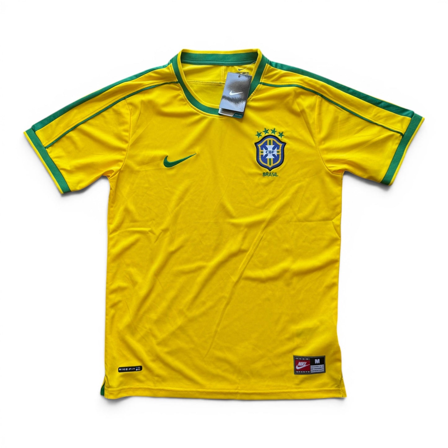 Nike Brasil Soccer Jersey Yellow