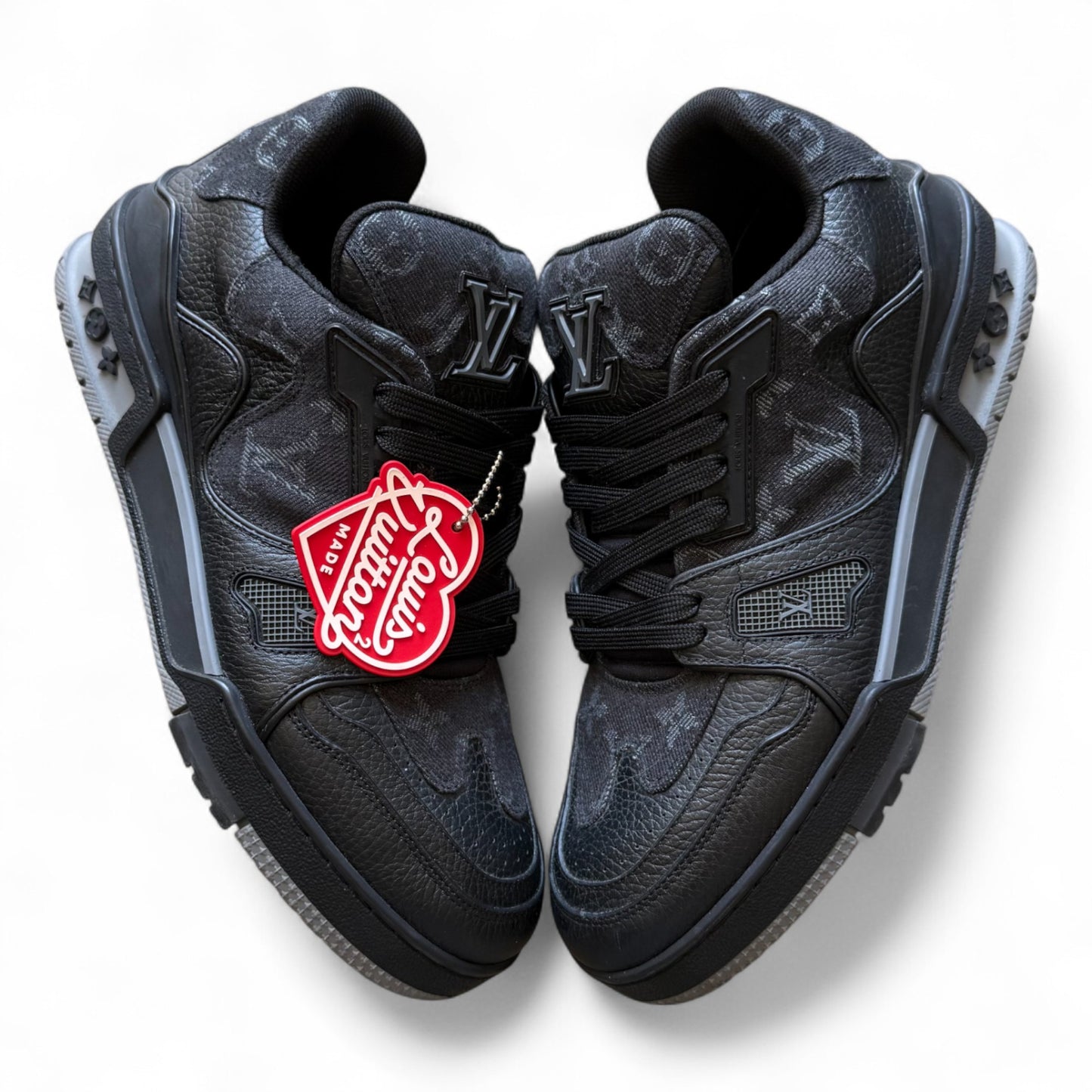 Louis Vuitton LV Trainer Nigo Black Denim