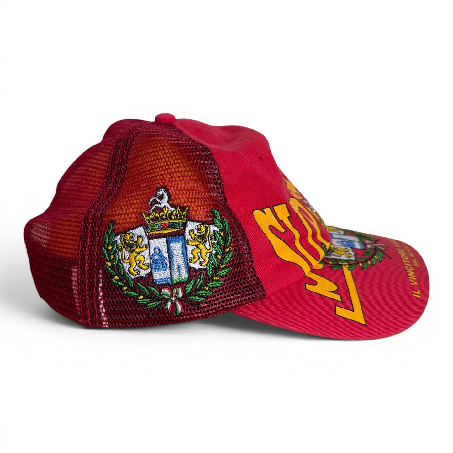 Supreme Crest Mesh Hat Red