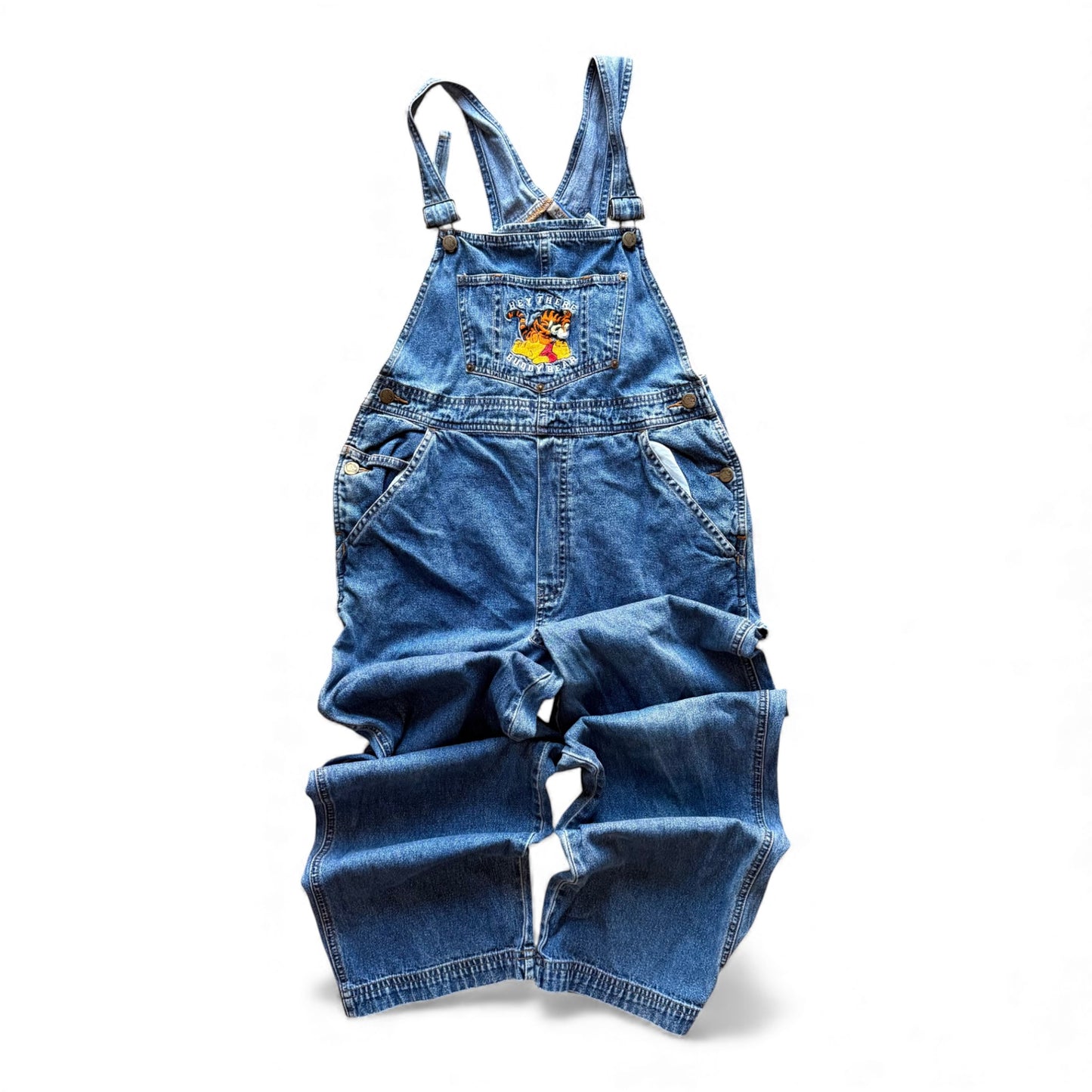 90's Disney Pooh & Tigger Denim Overalls