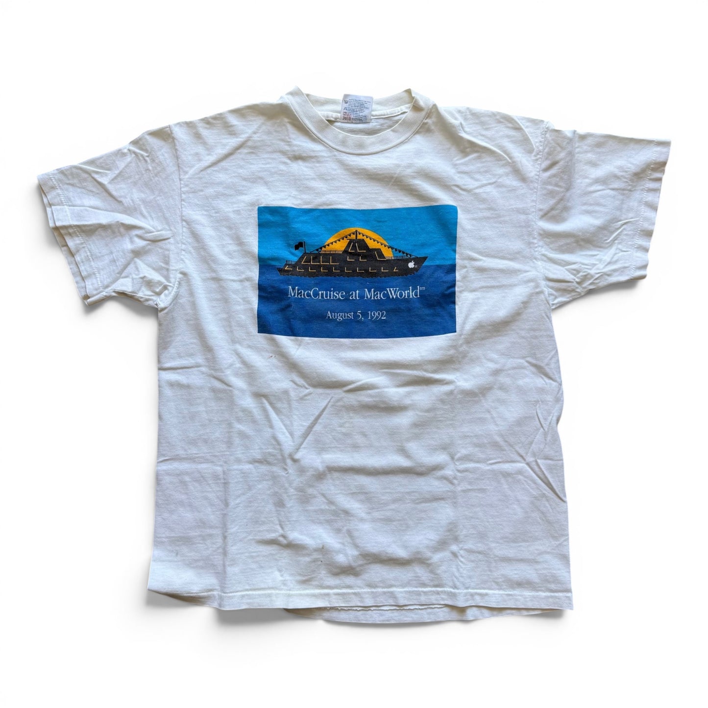 1992 Apple "MacCruise at MacWorld" T-Shirt