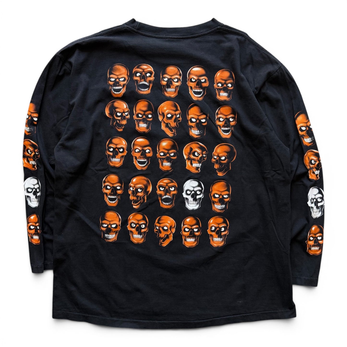 Orange Skulls L/S T-Shirt