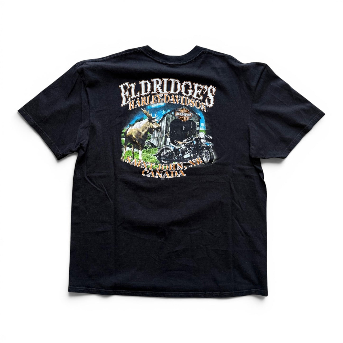 2009 Harley Davidson "Moose on the Loose" T-Shirt