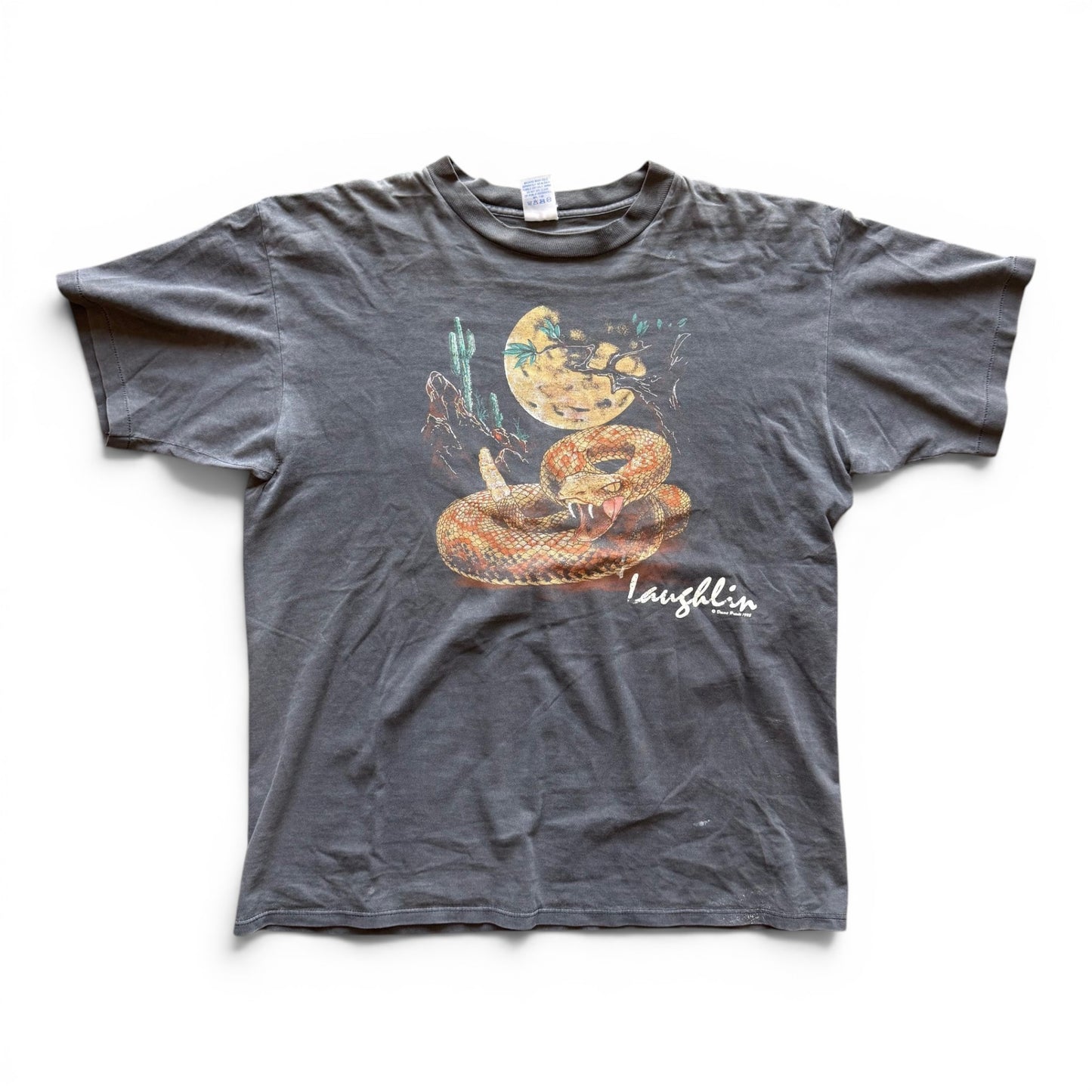1995 Laughlin Rattlesnake Faded T-Shirt