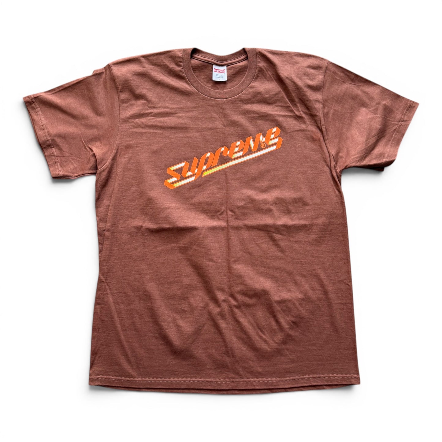 Supreme Banner T-Shirt Brown