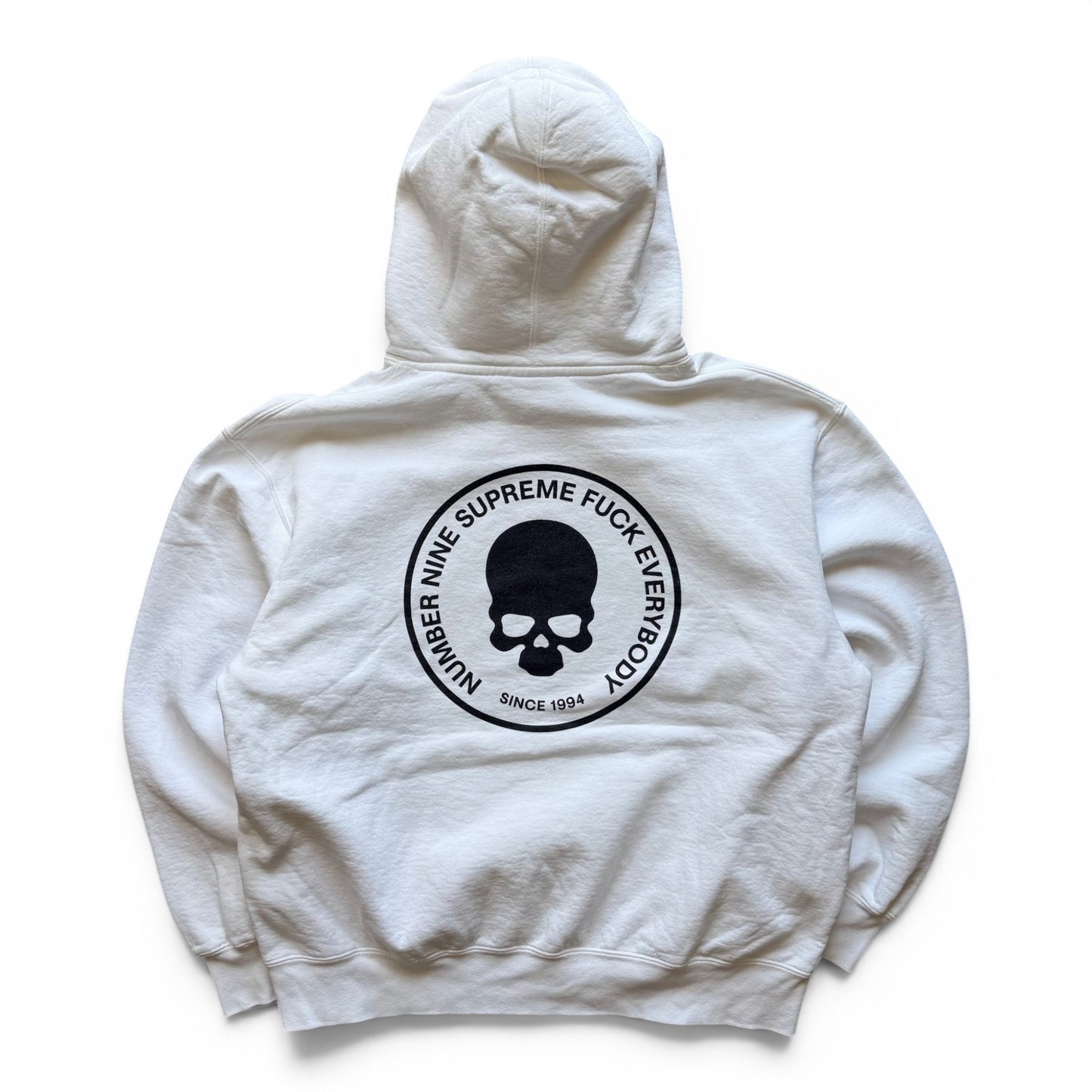 Supreme Number Nine Hoodie White