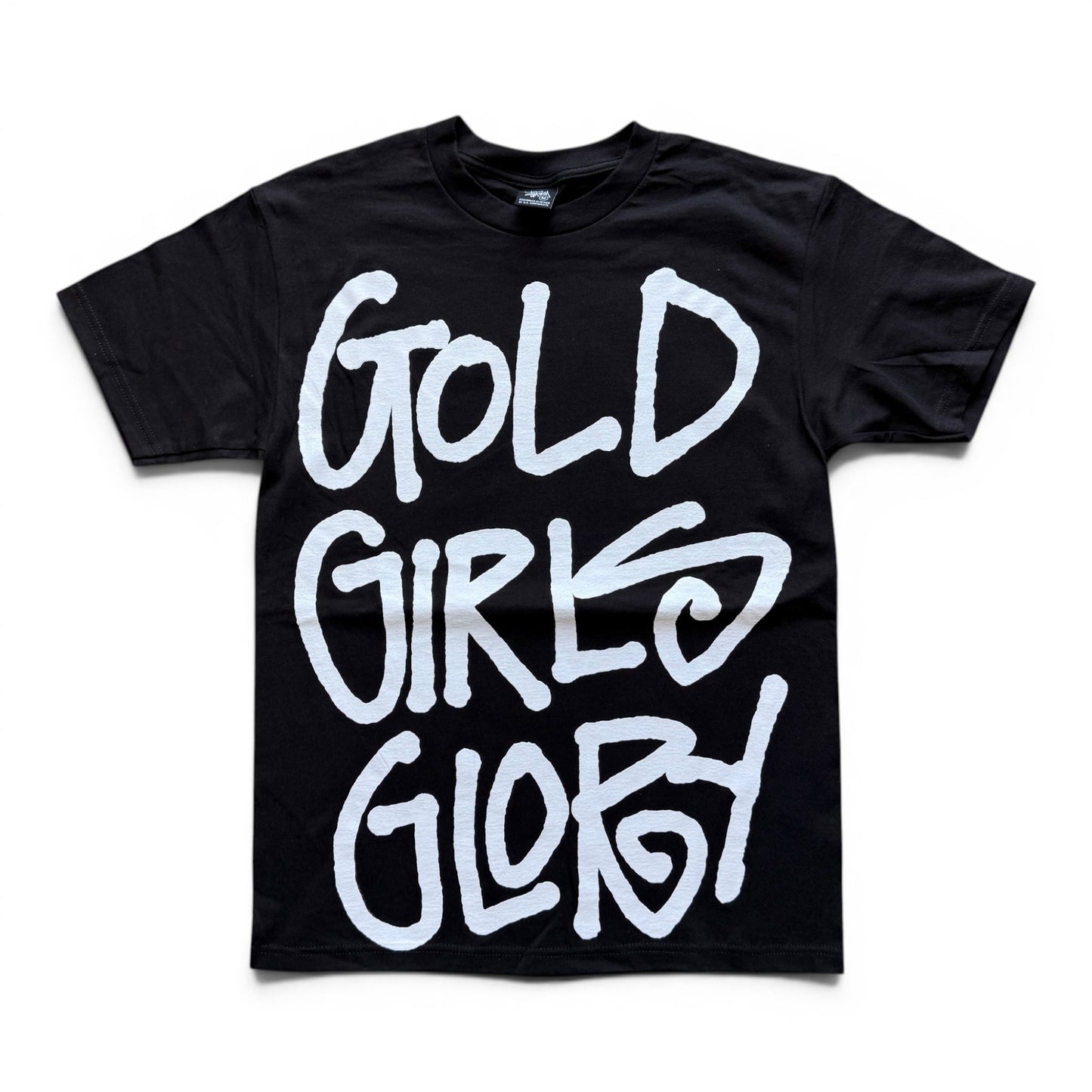 Stussy Gold Girls Glory T-Shirt Black