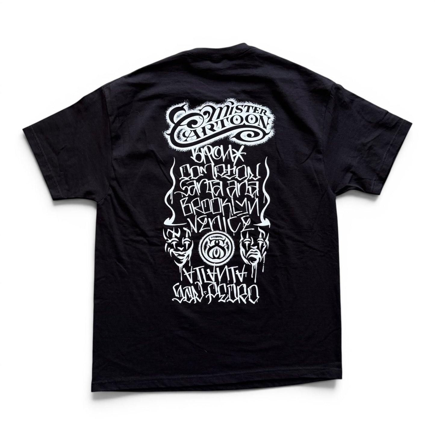Stussy Mister Cartoon T-Shirt Black