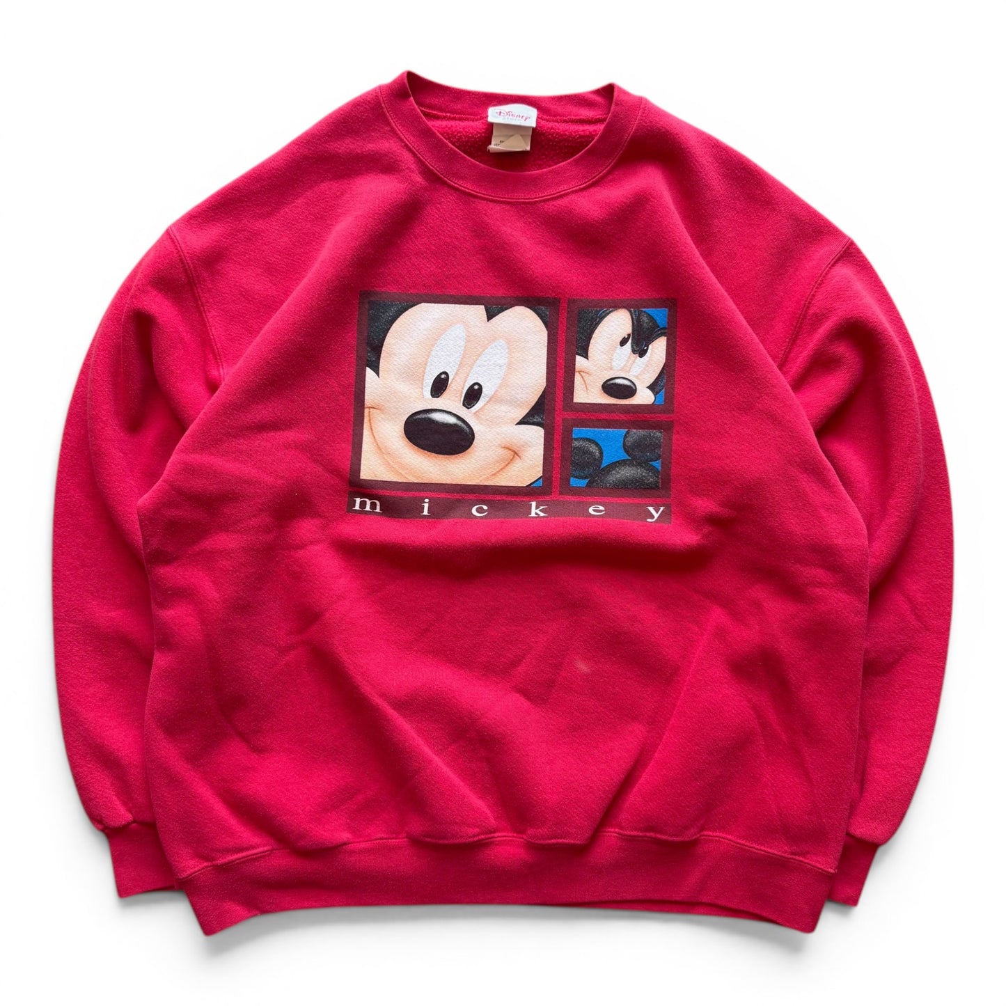 00's Disney Mickey Crewneck Red