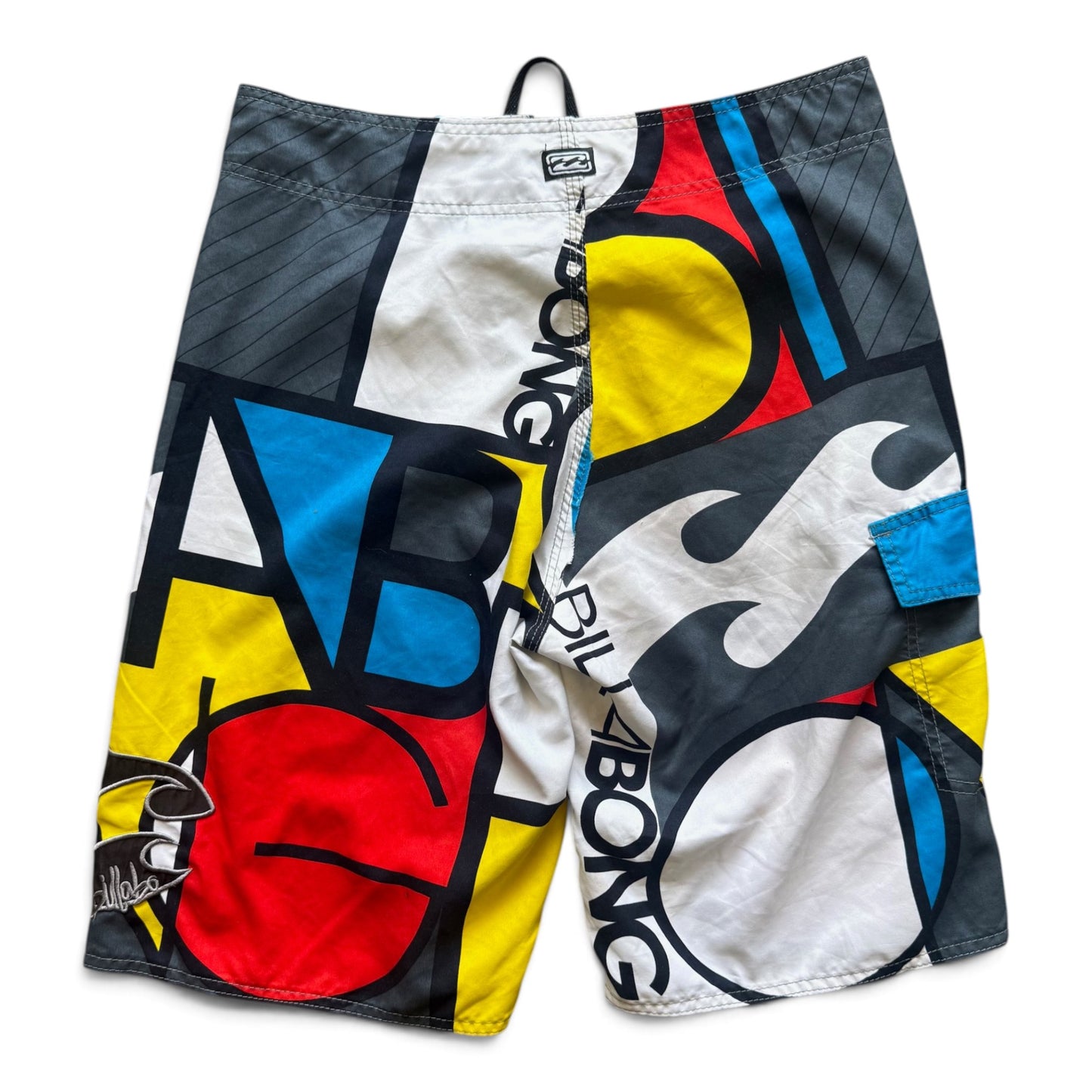 00's Billabong Color-block Board Shorts