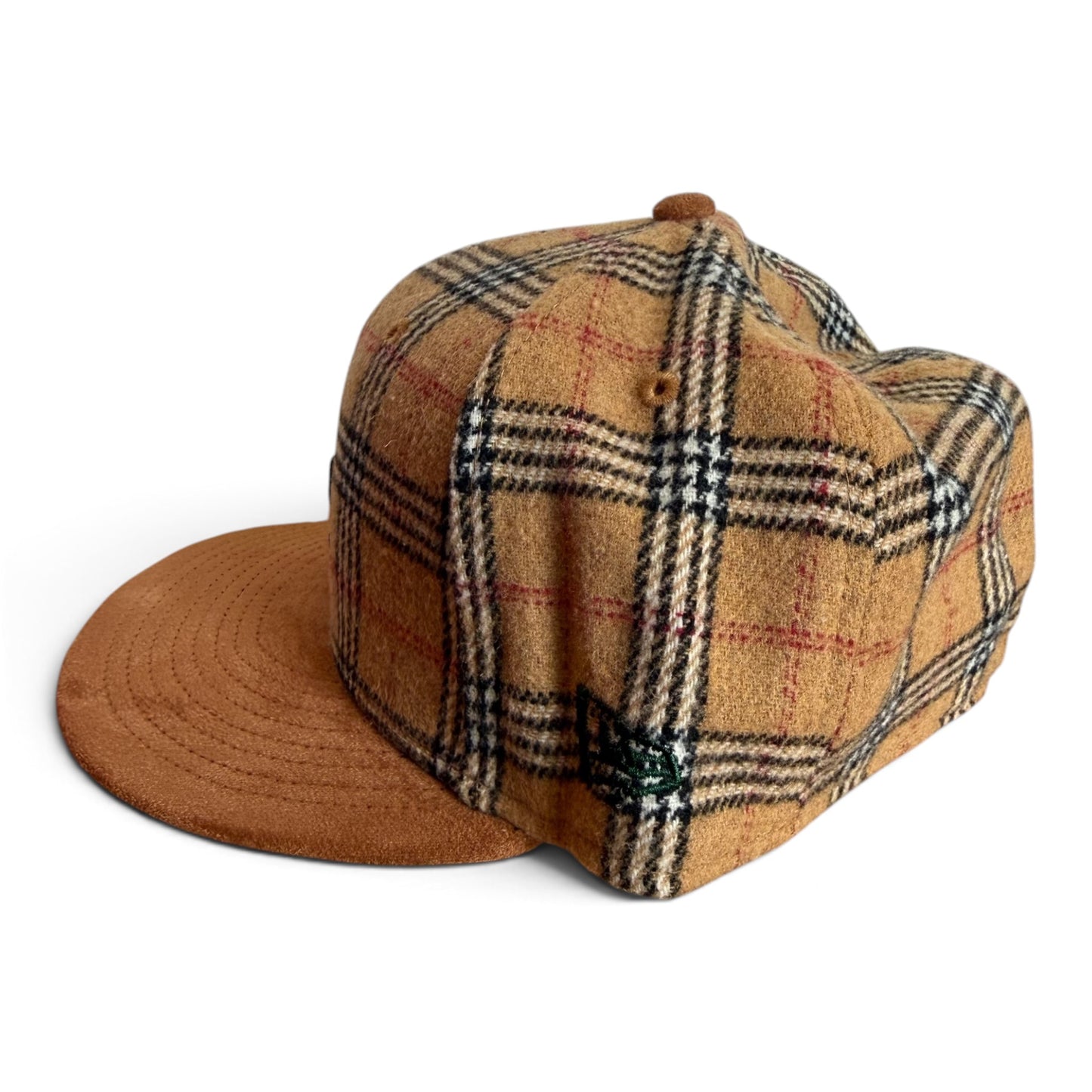 New Era Dodgers Plaid Tan Fitted Hat